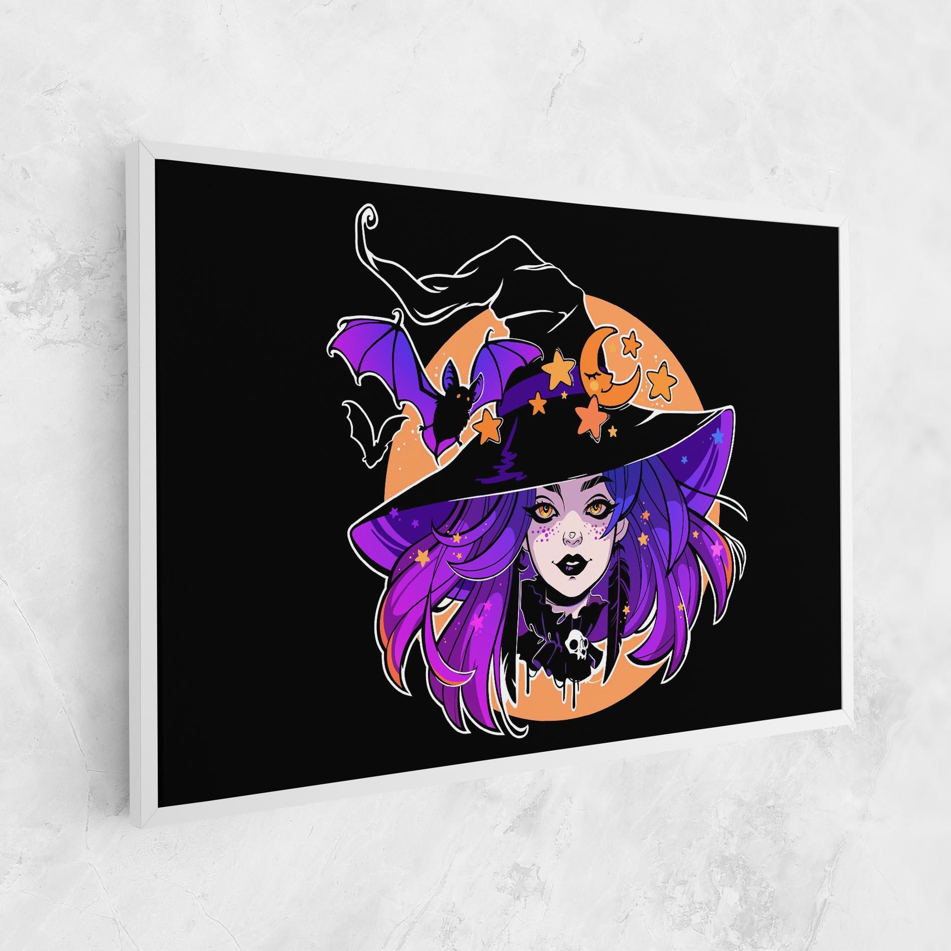 Tablou Canvas Purple Witch mockup 1