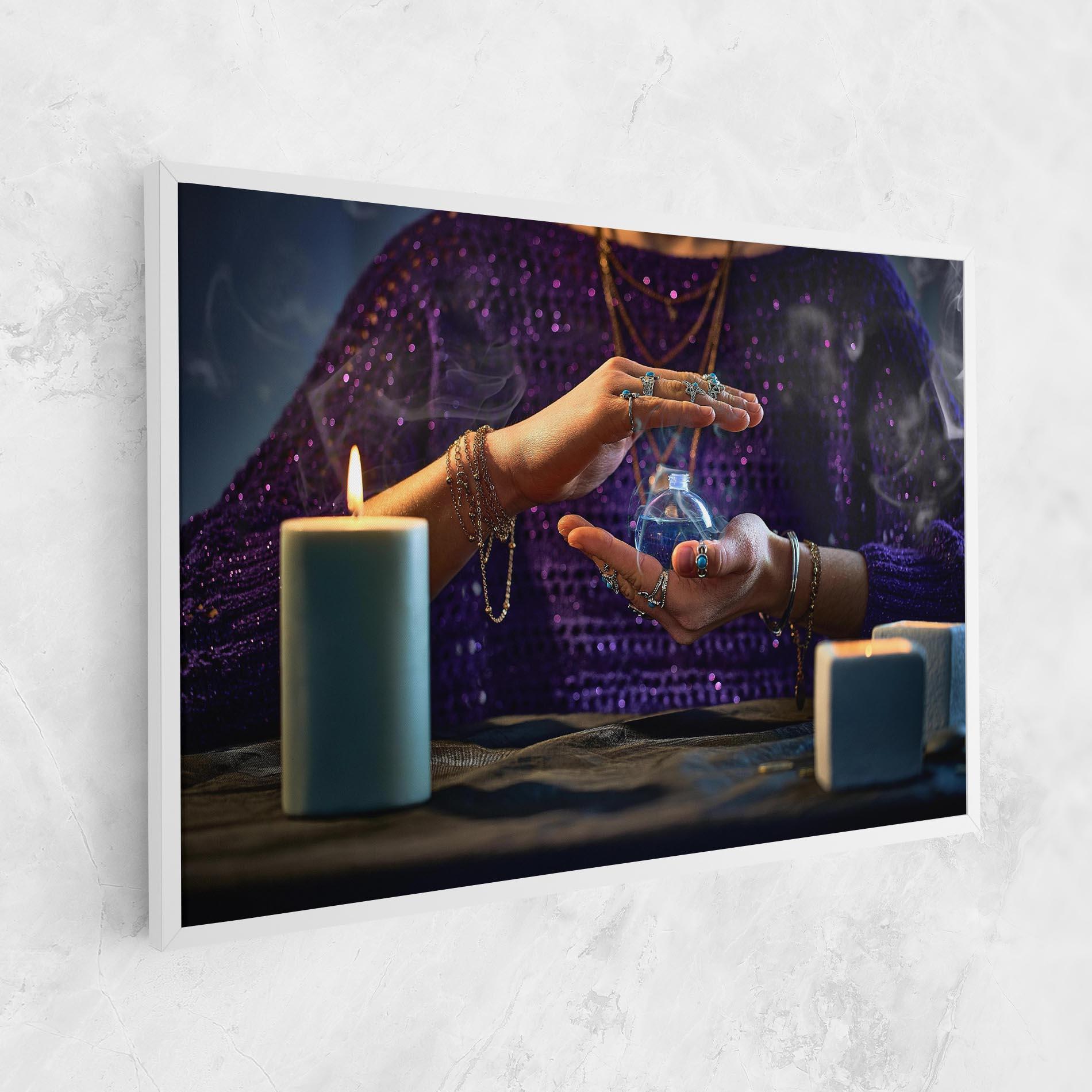 Tablou Canvas Witch Magic Smoke mockup 1