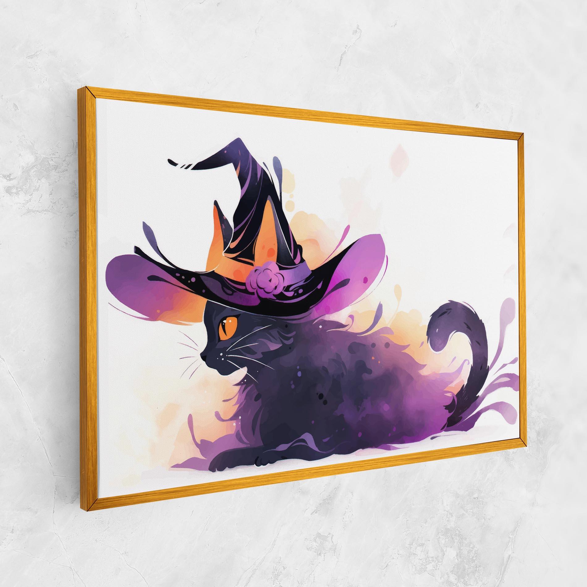 Tablou Canvas Cat Witch mockup 1