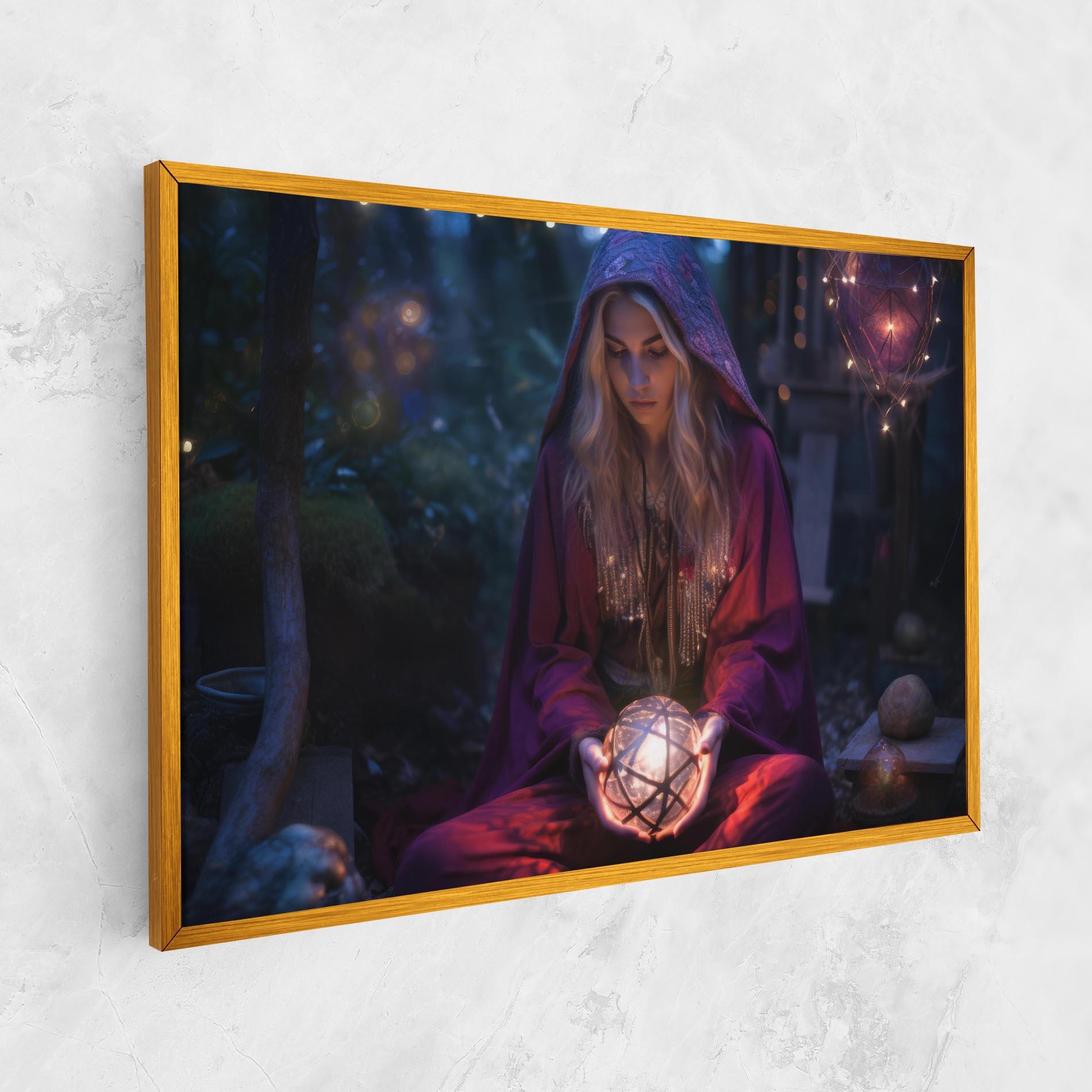 Tablou Canvas Garden Witch mockup 1