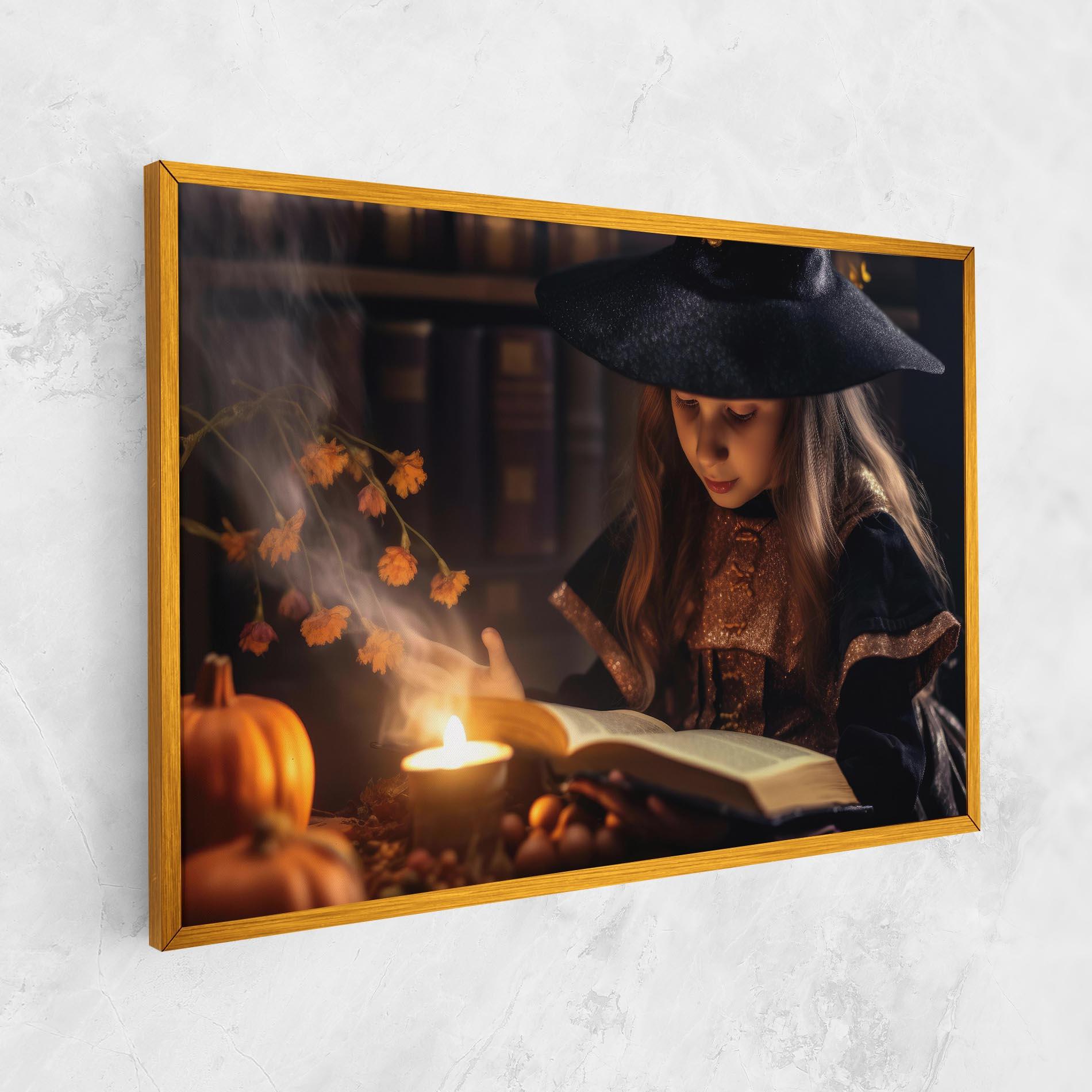 Tablou Canvas Little Witch mockup 1