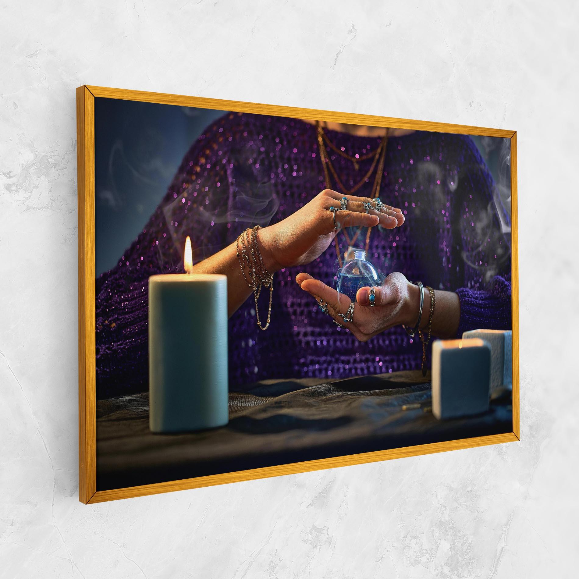 Tablou Canvas Witch Magic Smoke mockup 1