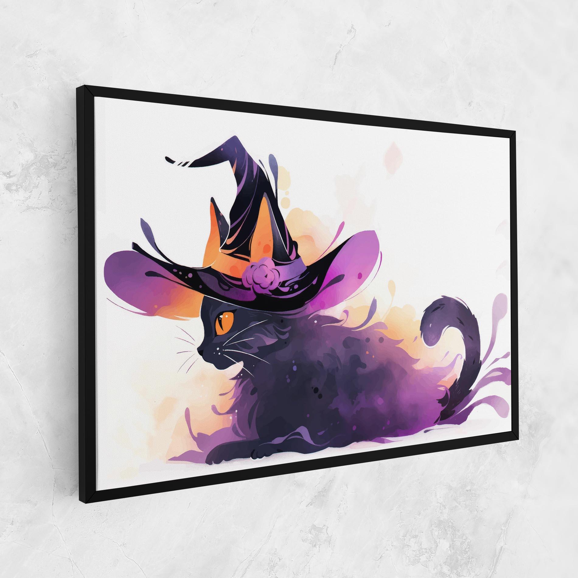 Tablou Canvas Cat Witch mockup 1