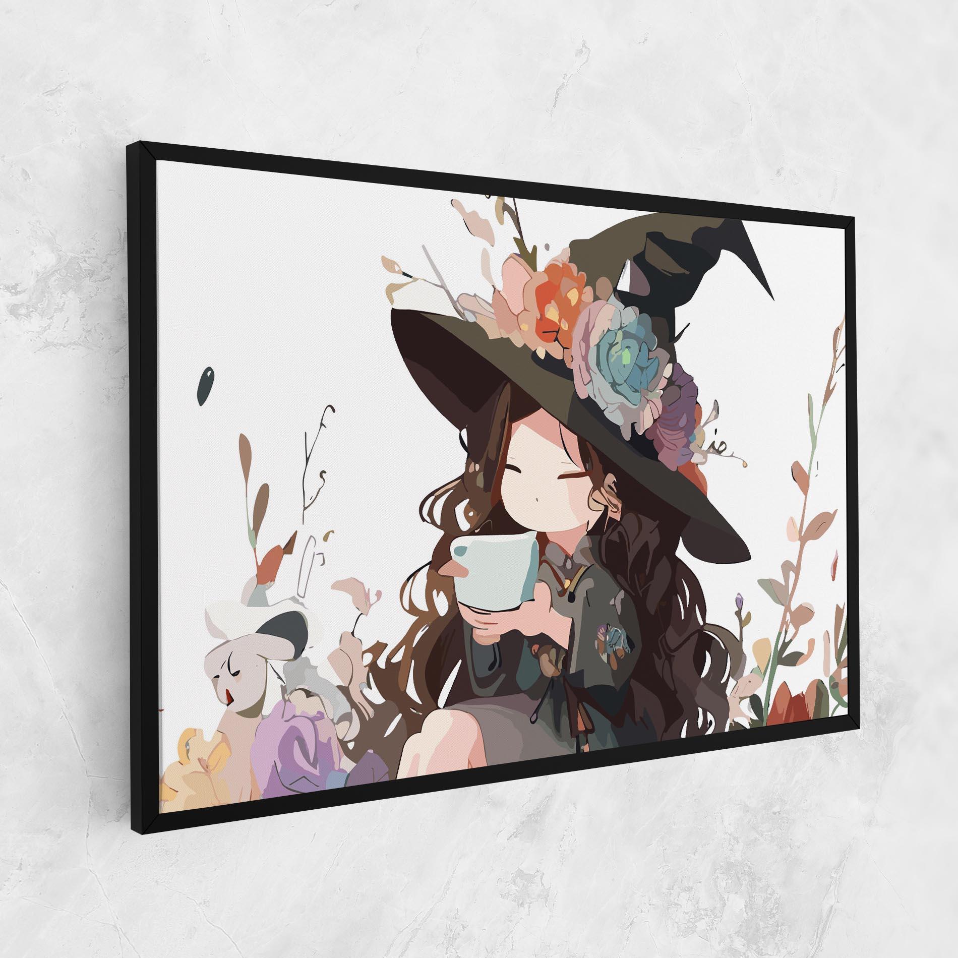 Tablou Canvas Cute Witch mockup 1
