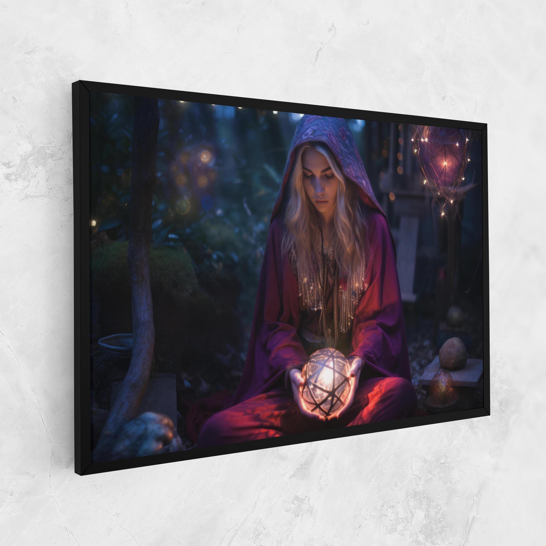 Tablou Canvas Garden Witch mockup 1