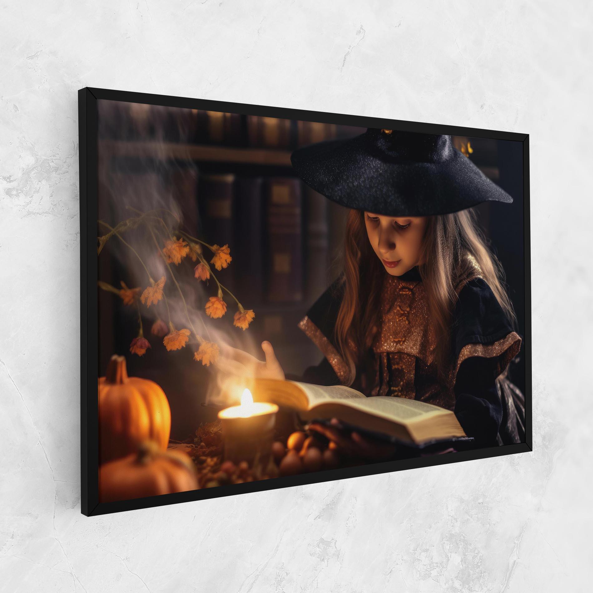 Tablou Canvas Little Witch mockup 1