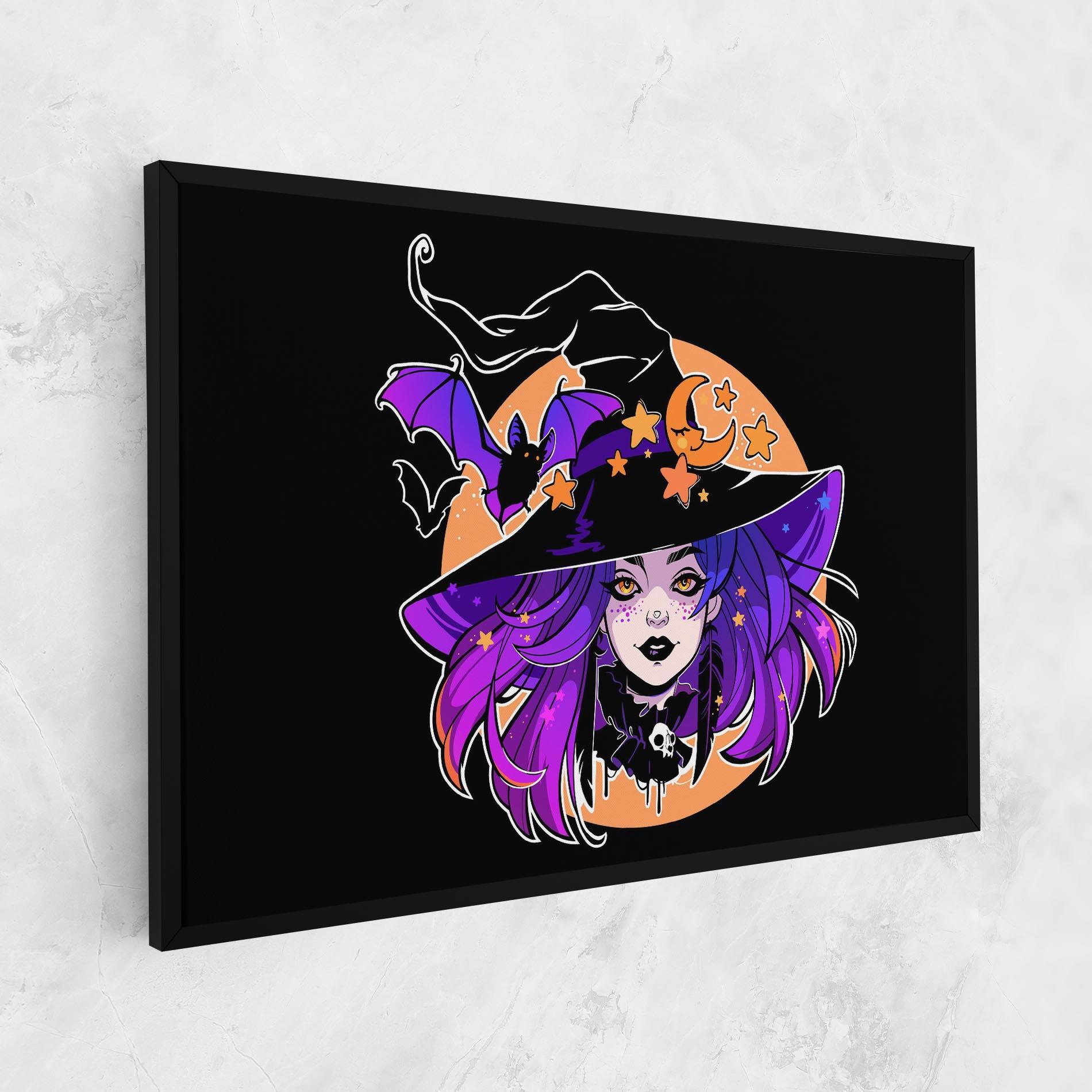 Tablou Canvas Purple Witch mockup 1