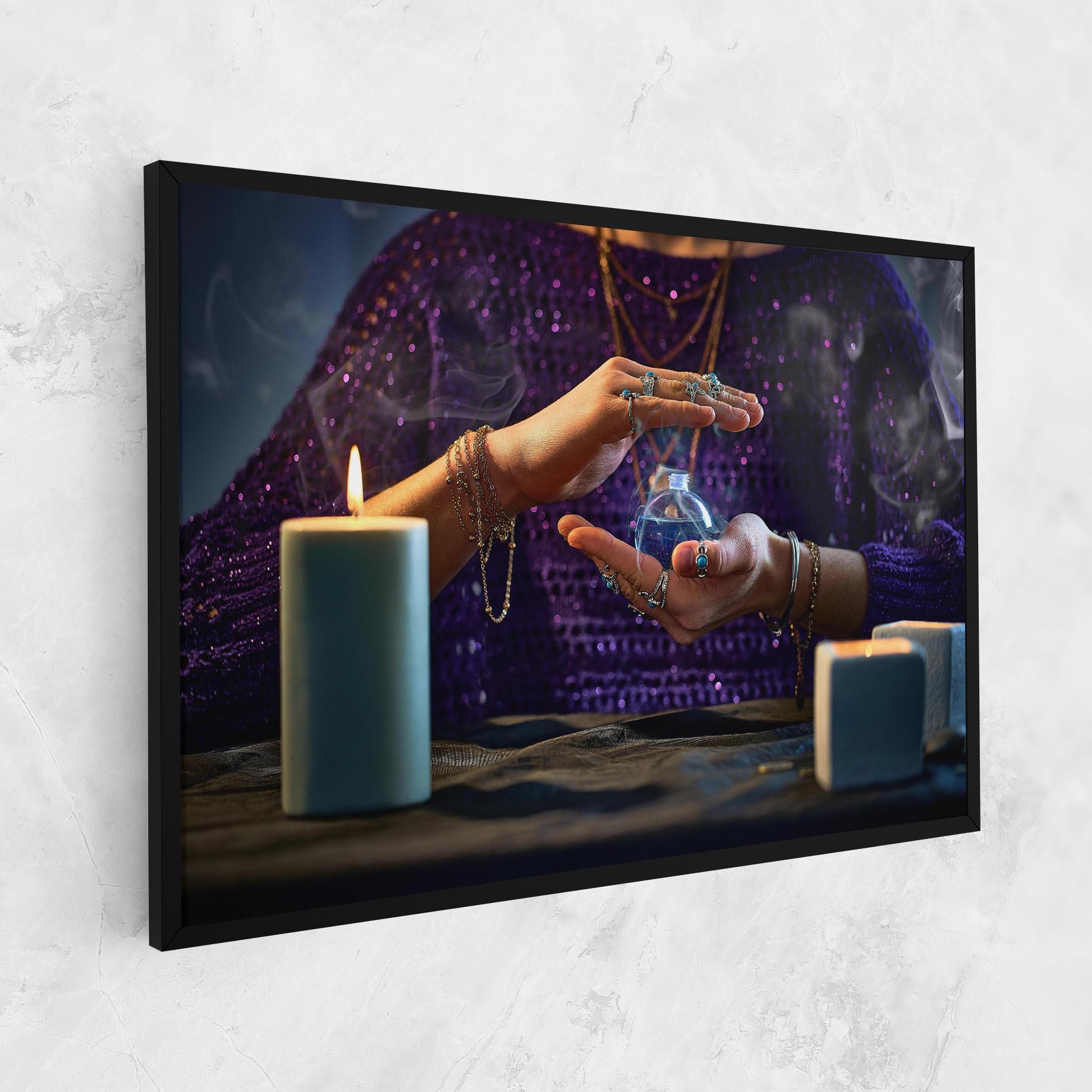 Tablou Canvas Witch Magic Smoke mockup 1