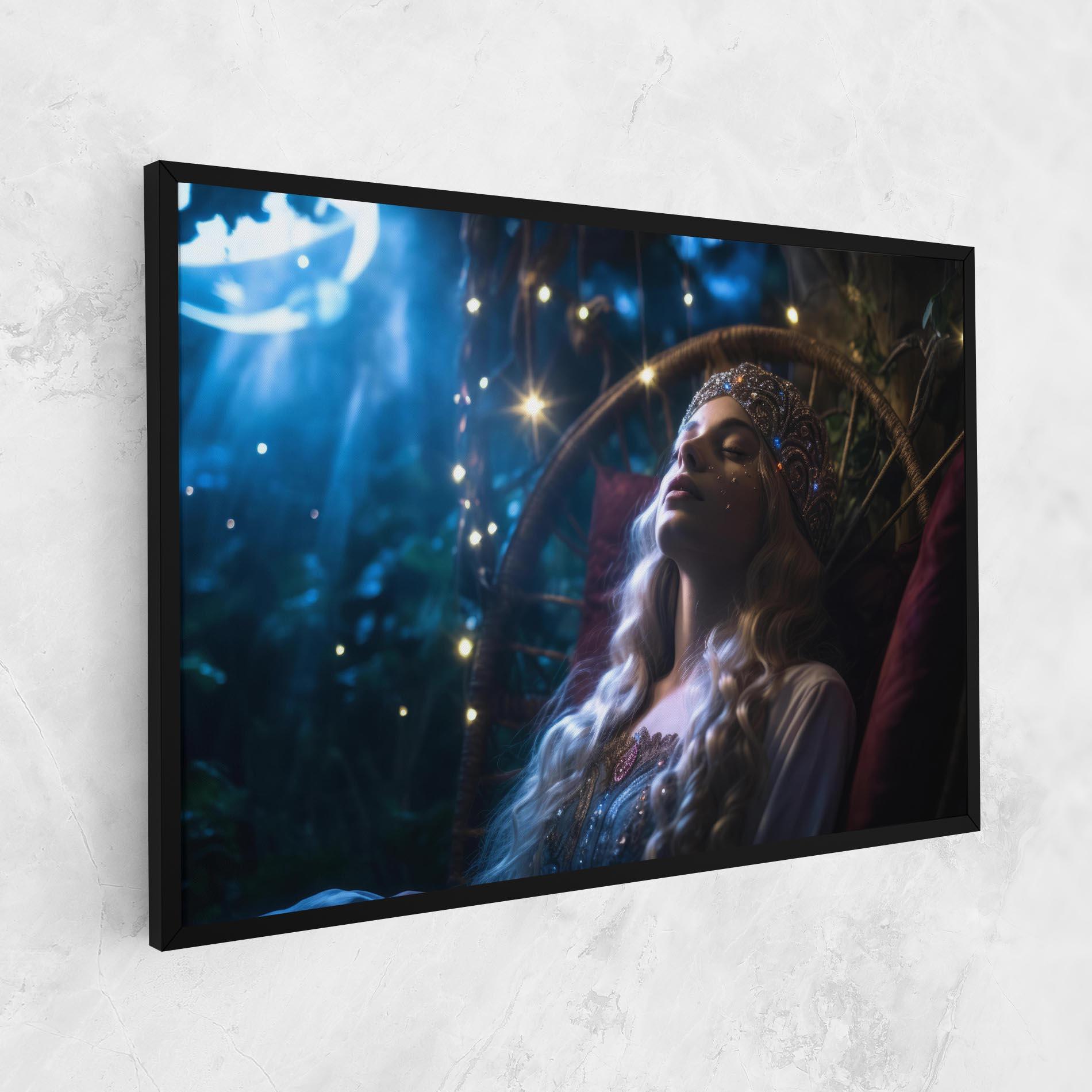 Tablou Canvas Witch Sleeping mockup 1