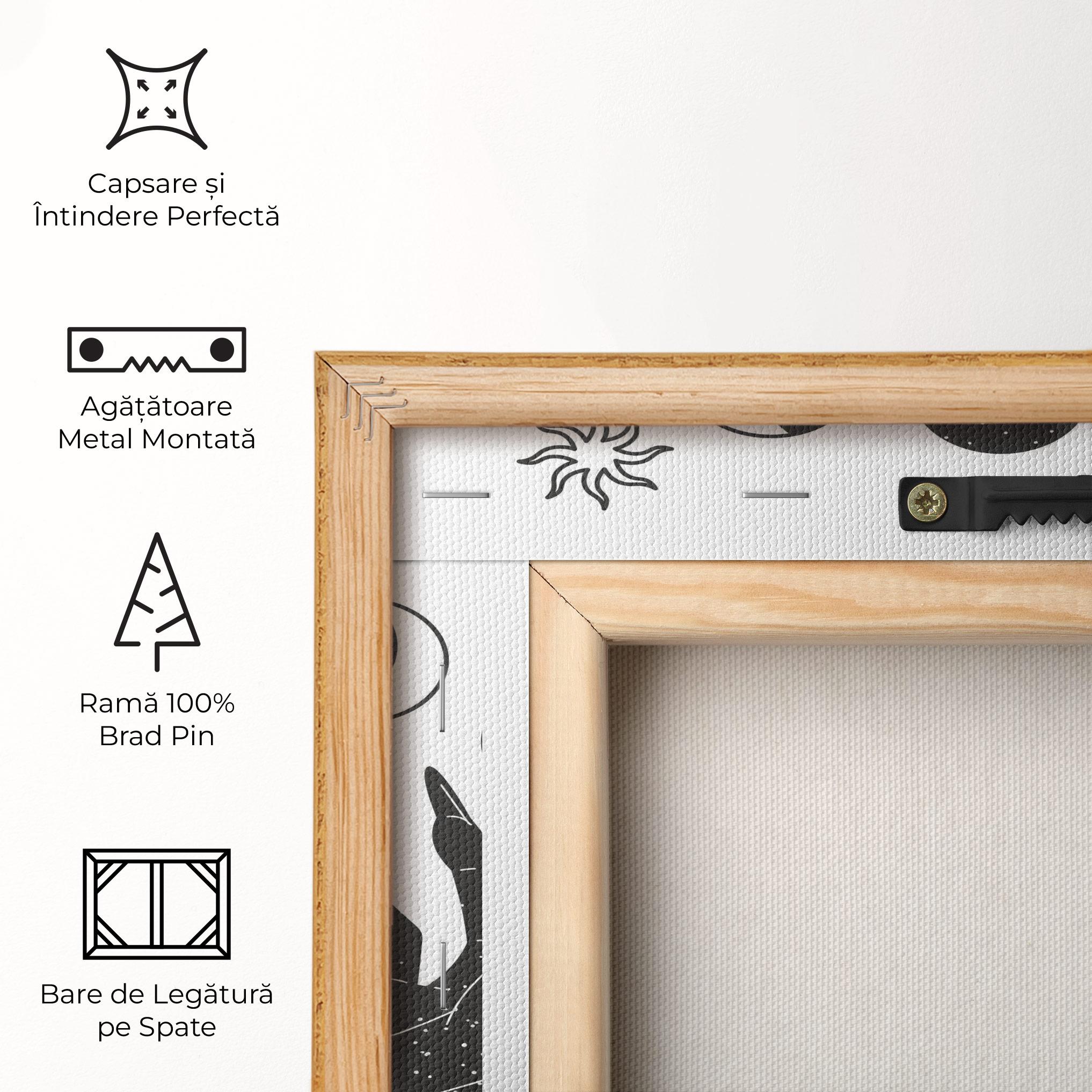 Tablou Canvas Magic Moon Hands mockup 5