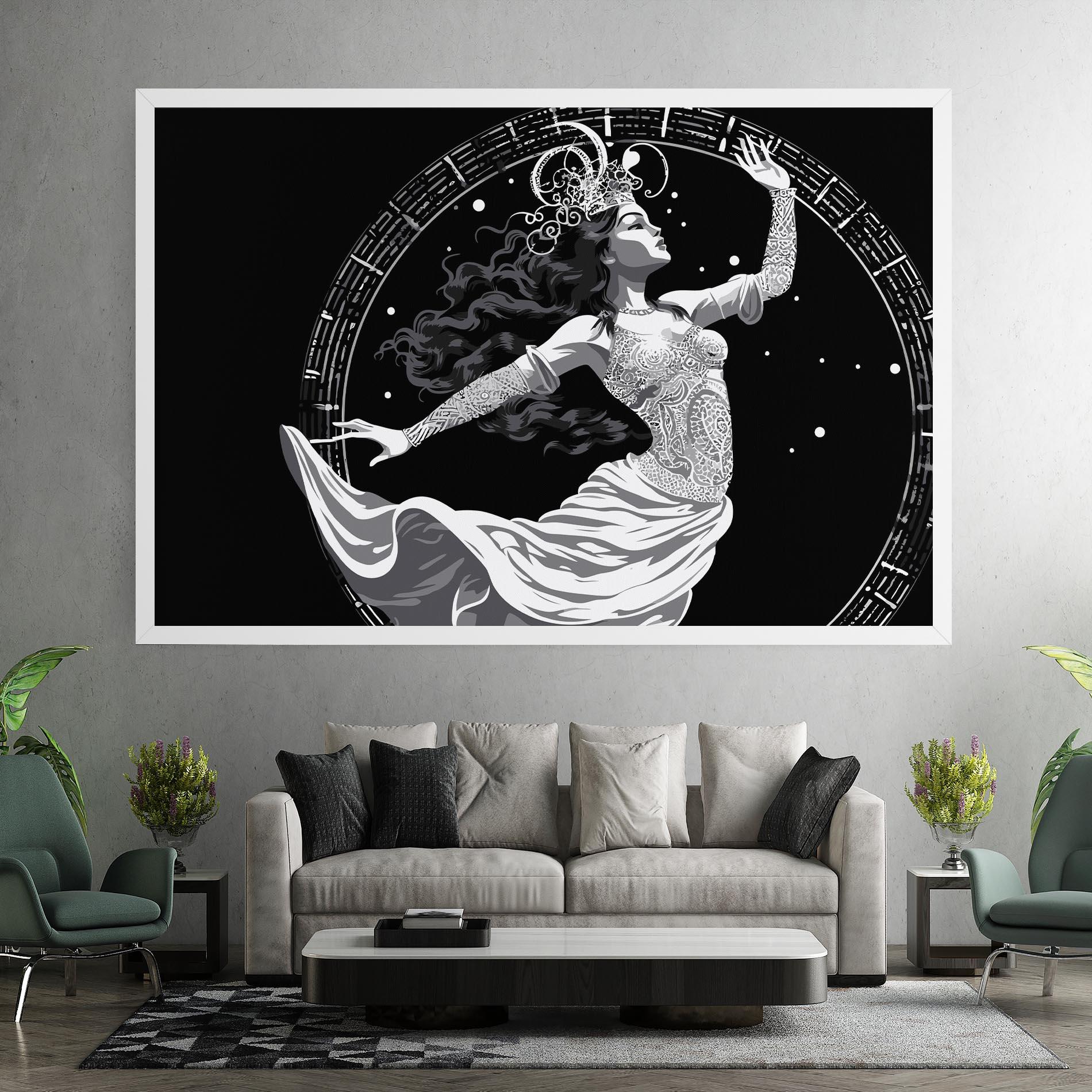 Tablou Canvas Beautiful Witch mockup 7