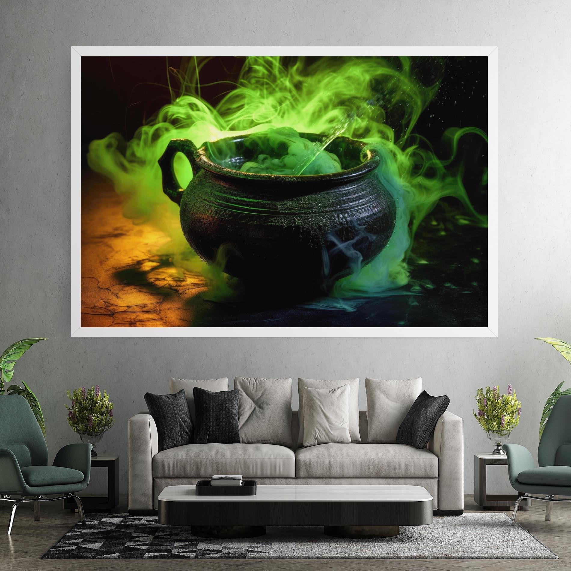 Tablou Canvas Green Portion mockup 7