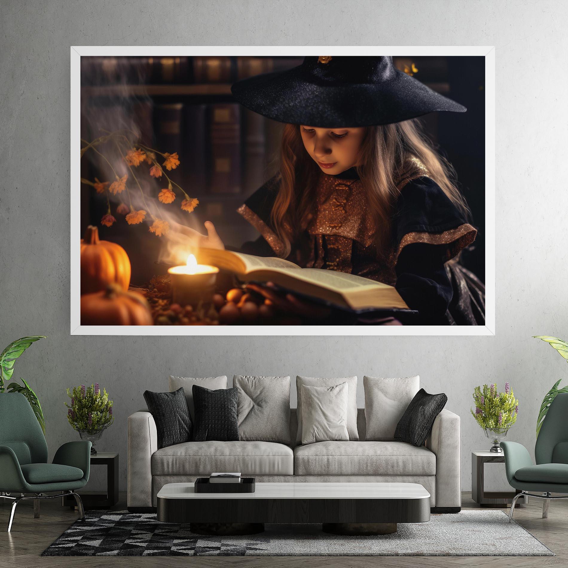 Tablou Canvas Little Witch mockup 7