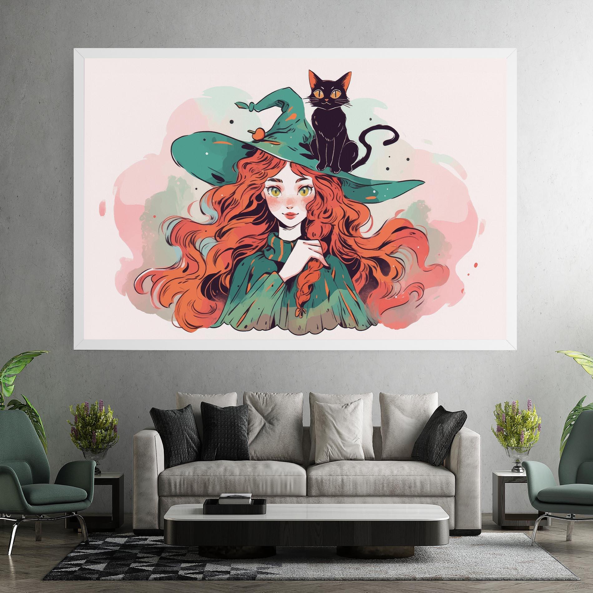 Tablou Canvas Red Air Witch mockup 7