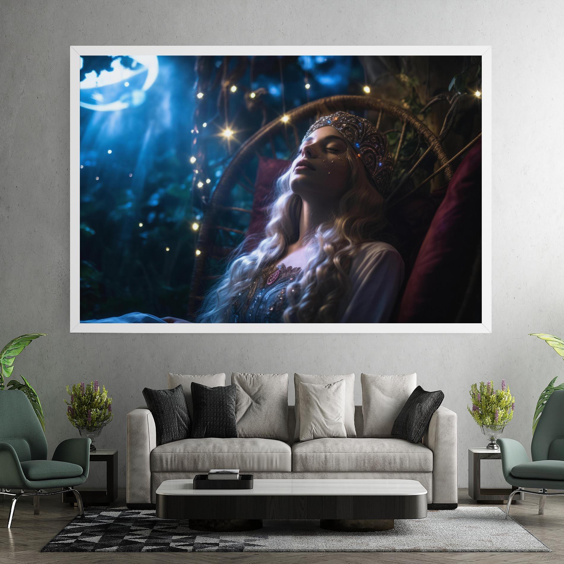 Tablou Canvas Witch Sleeping mockup 7