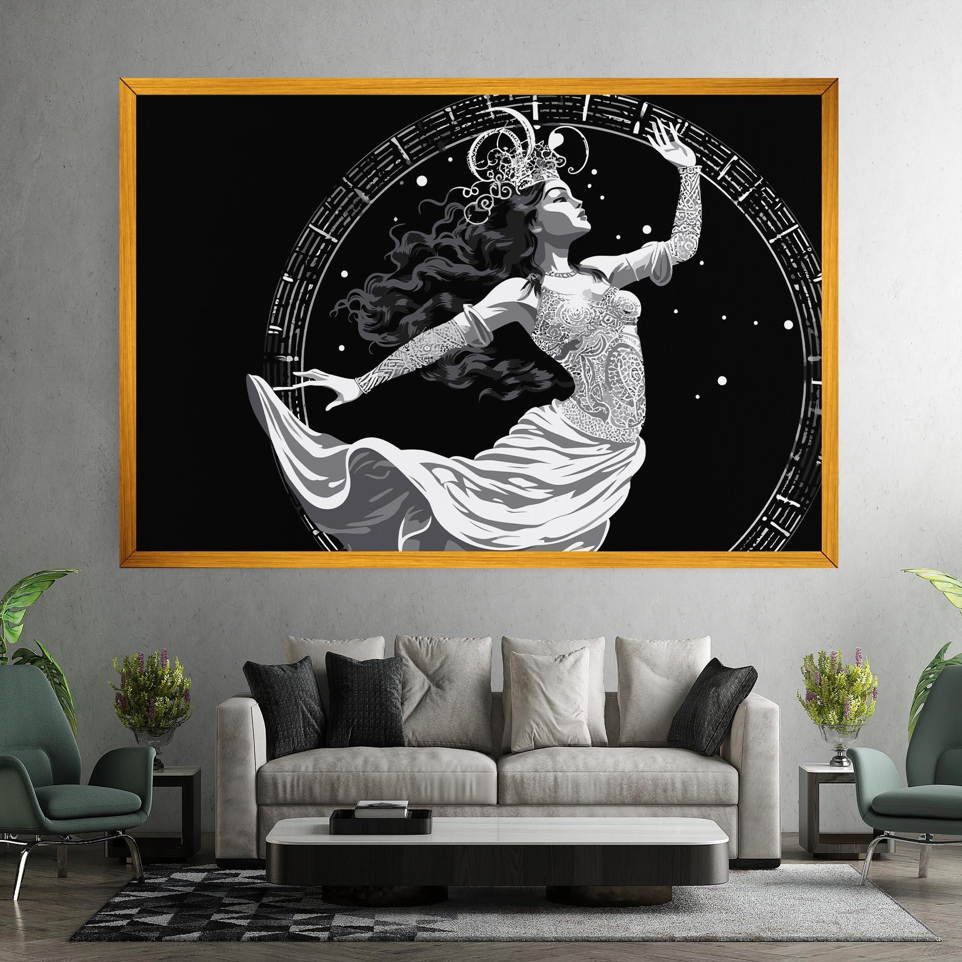 Tablou Canvas Beautiful Witch mockup 7