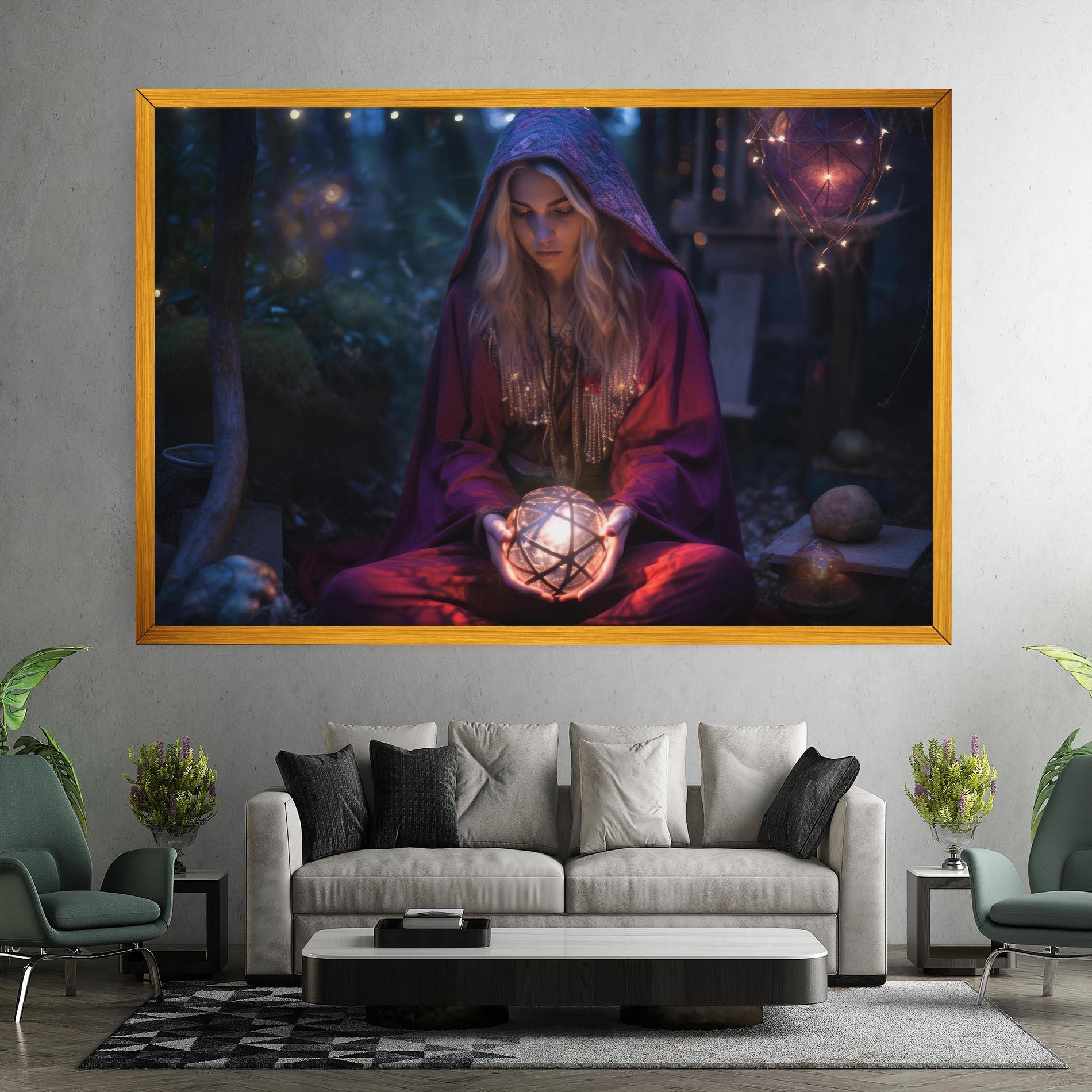 Tablou Canvas Garden Witch mockup 7