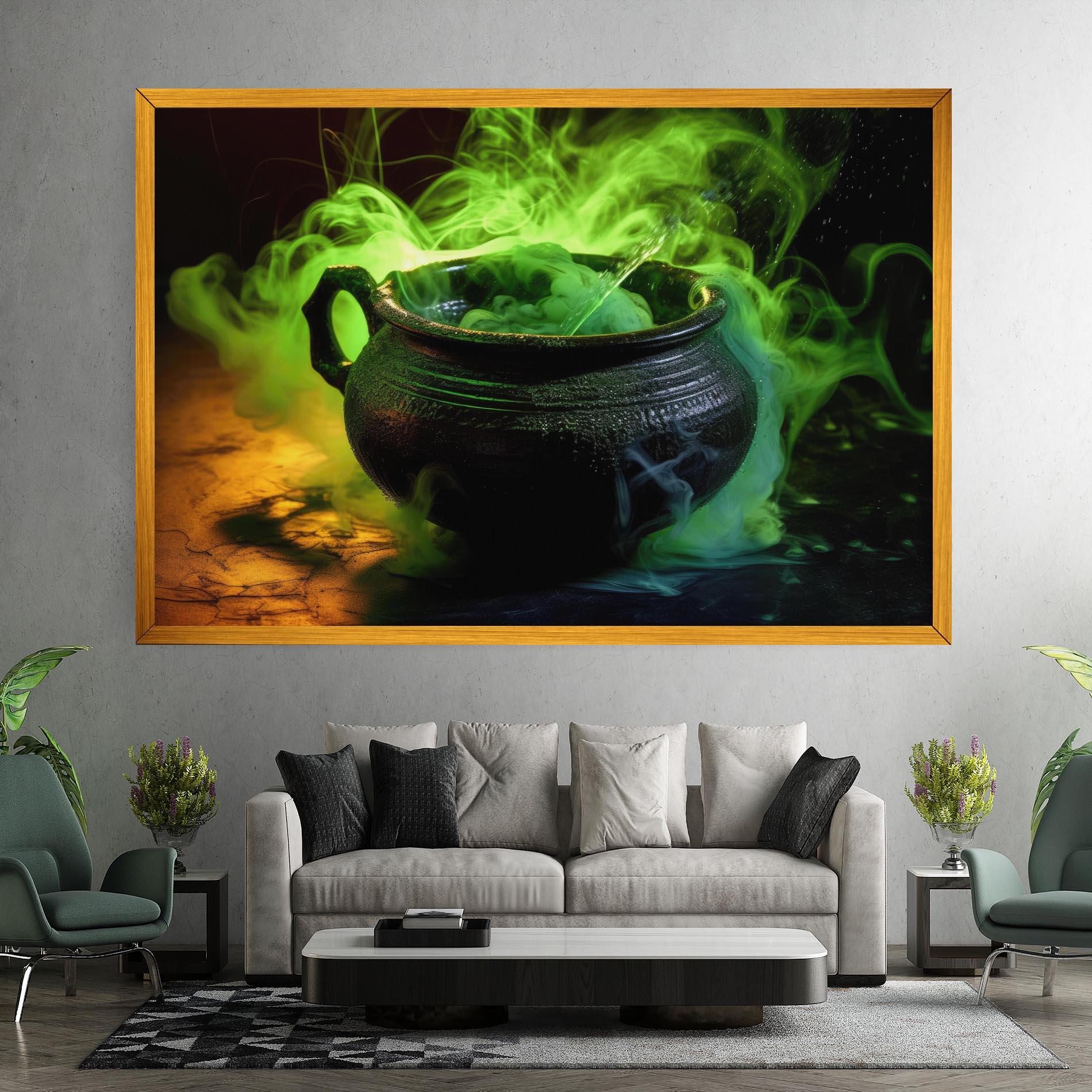 Tablou Canvas Green Portion mockup 7