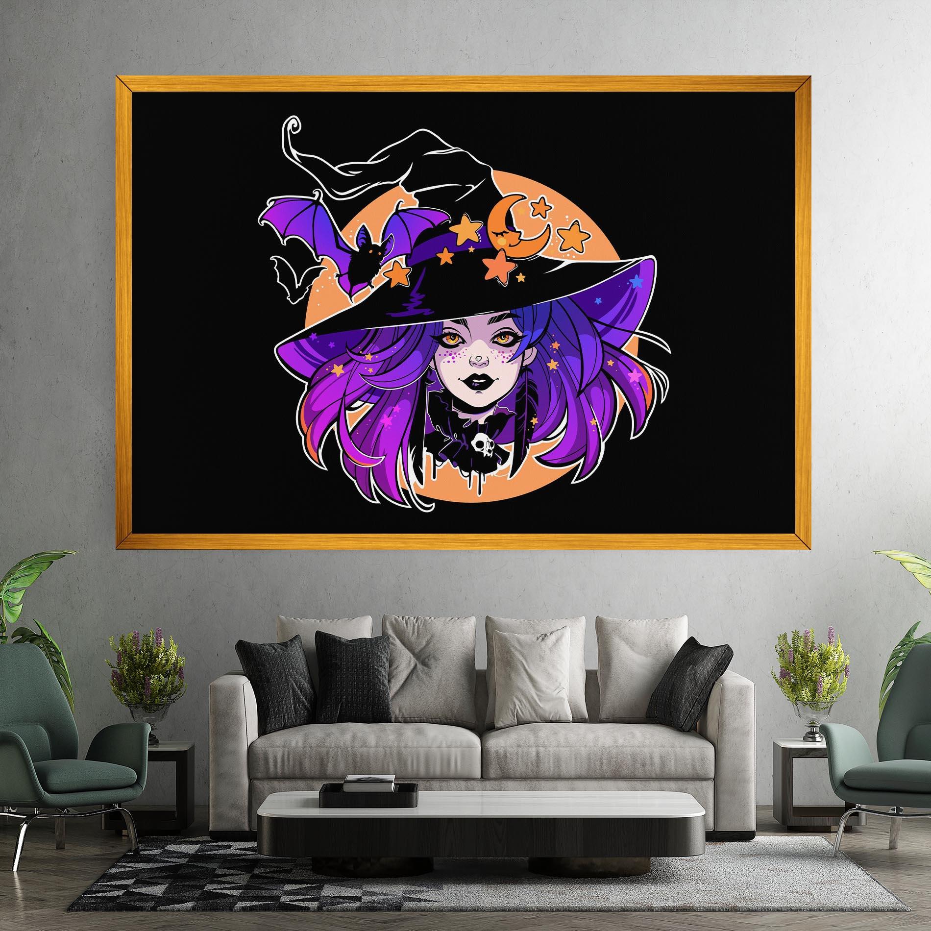 Tablou Canvas Purple Witch mockup 7