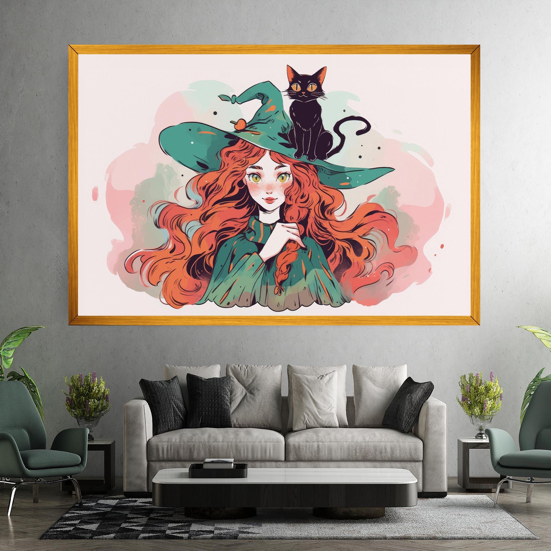 Tablou Canvas Red Air Witch mockup 7