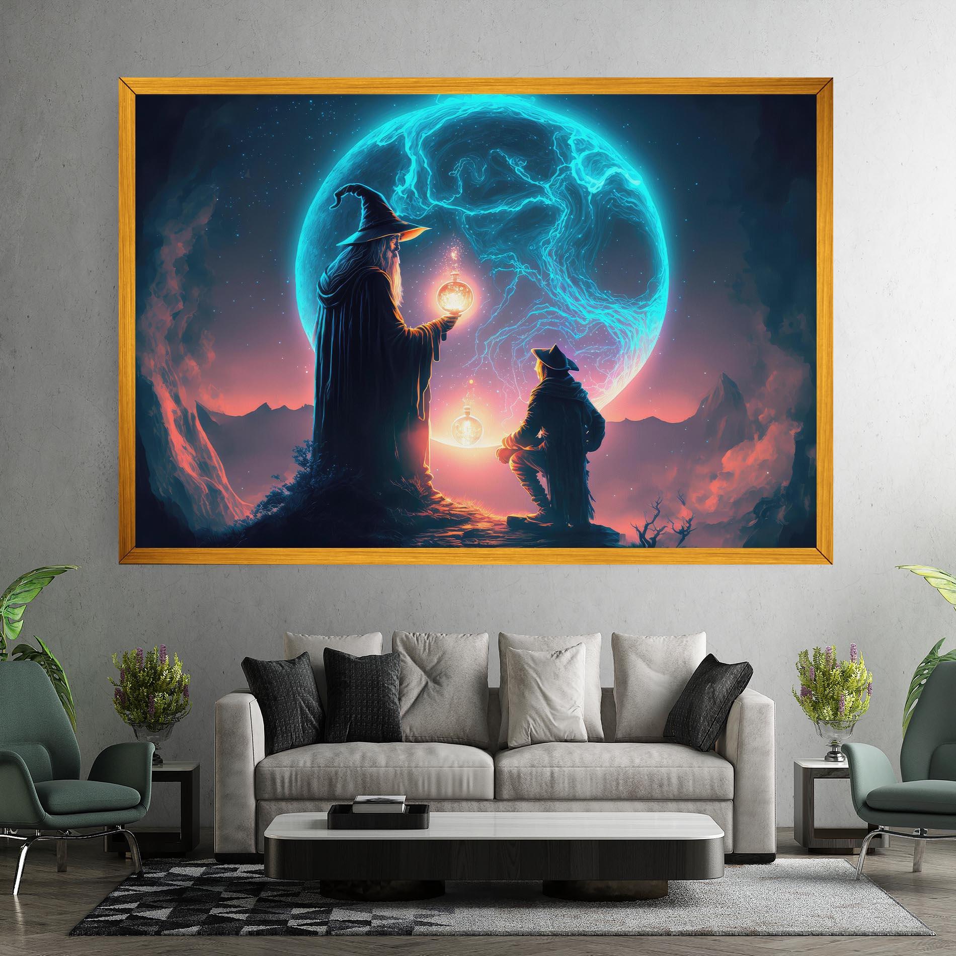 Tablou Canvas Wizard Magic mockup 7