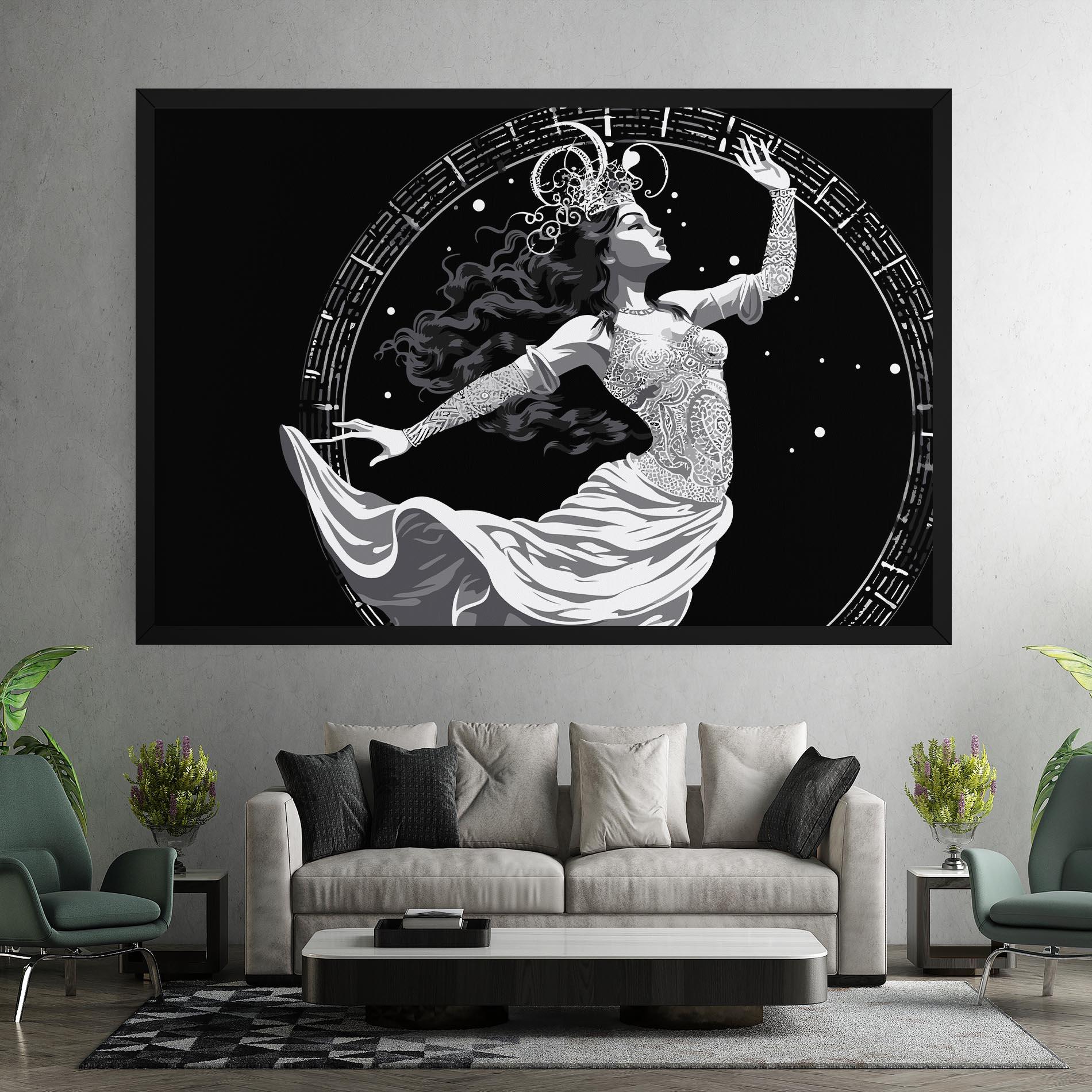 Tablou Canvas Beautiful Witch mockup 7