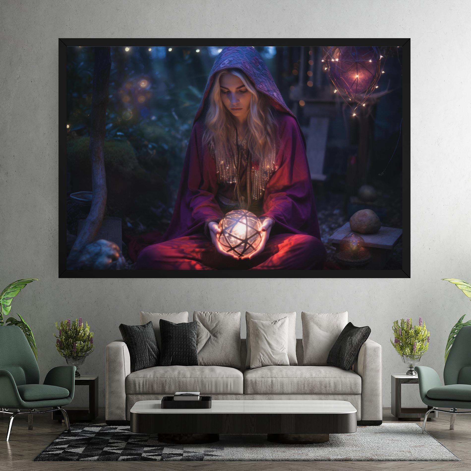 Tablou Canvas Garden Witch mockup 7