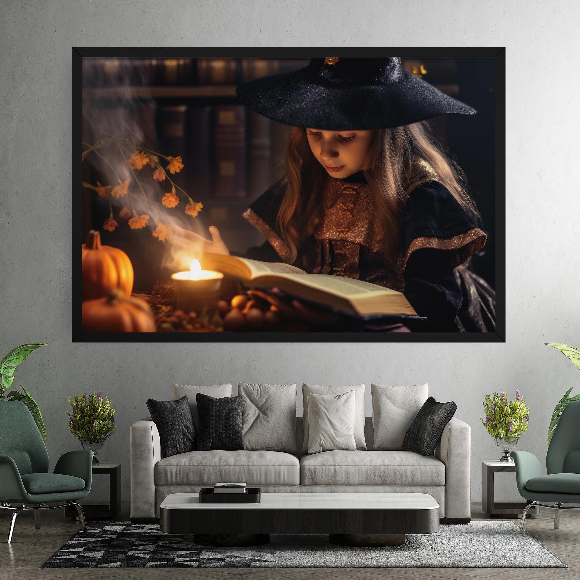 Tablou Canvas Little Witch mockup 7