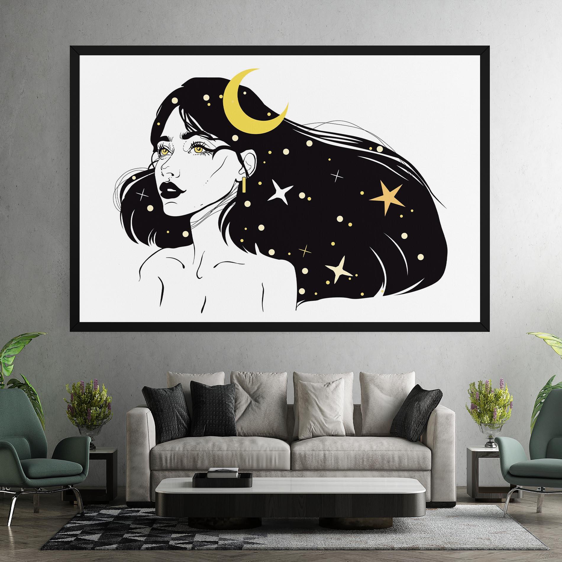 Tablou Canvas Night Witch mockup 7