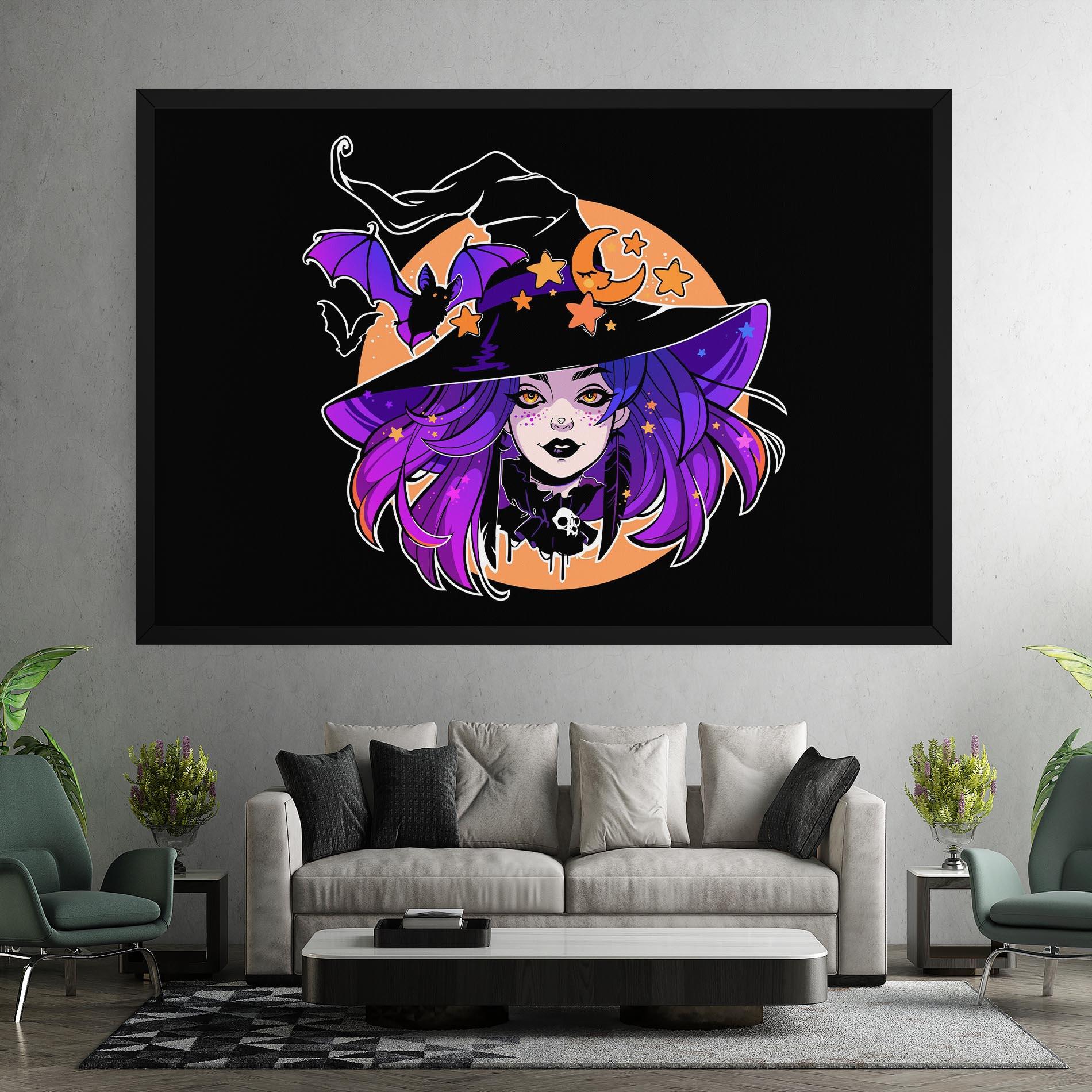 Tablou Canvas Purple Witch mockup 7