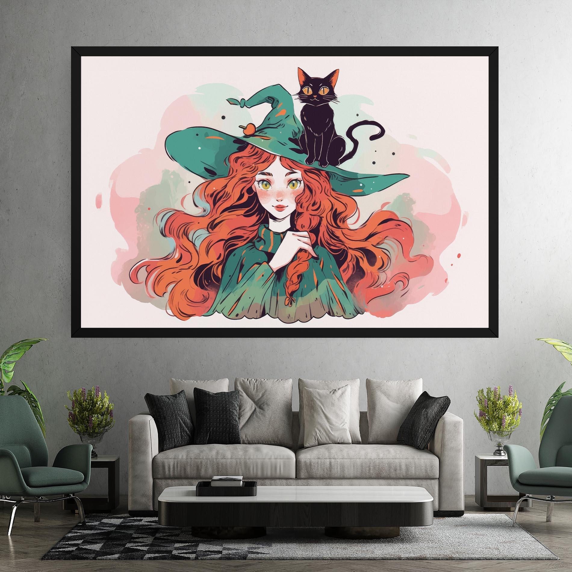 Tablou Canvas Red Air Witch mockup 7