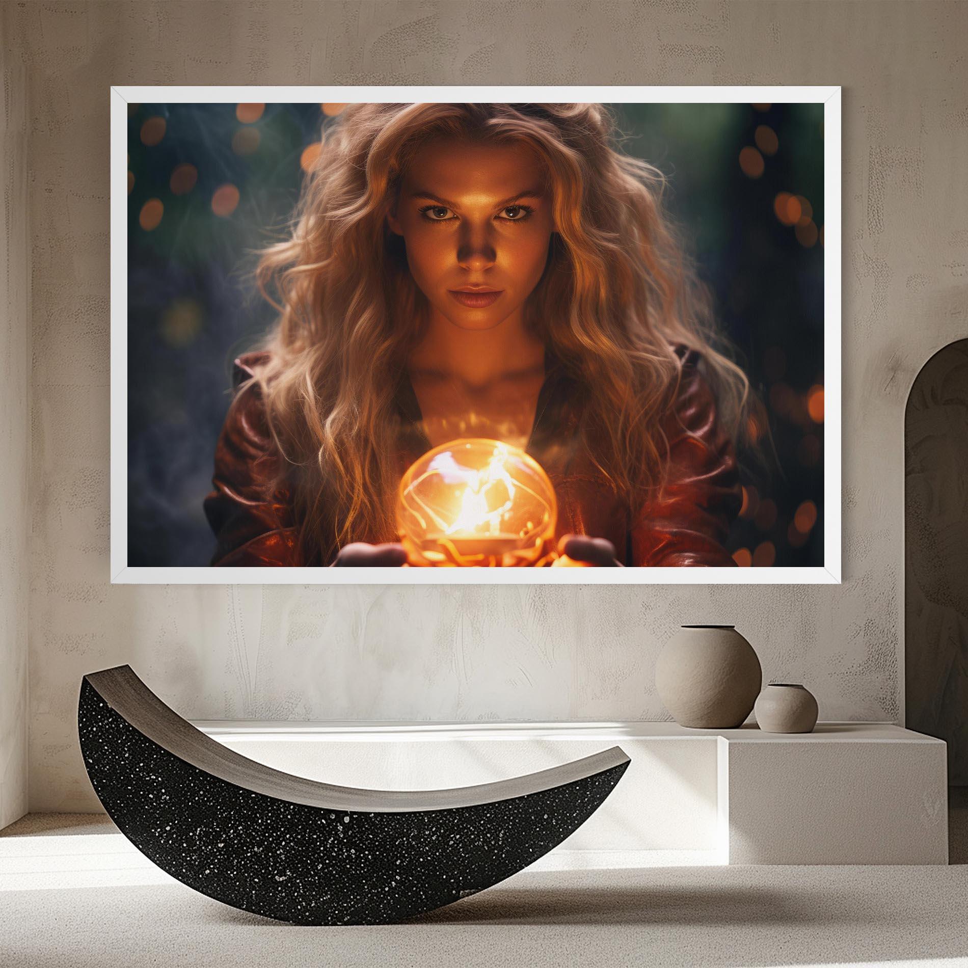 Tablou Canvas Beautiful Woman Witch mockup 8