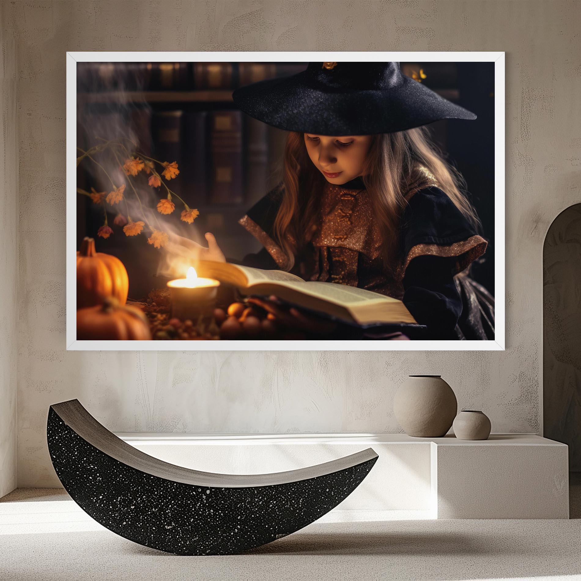 Tablou Canvas Little Witch mockup 8