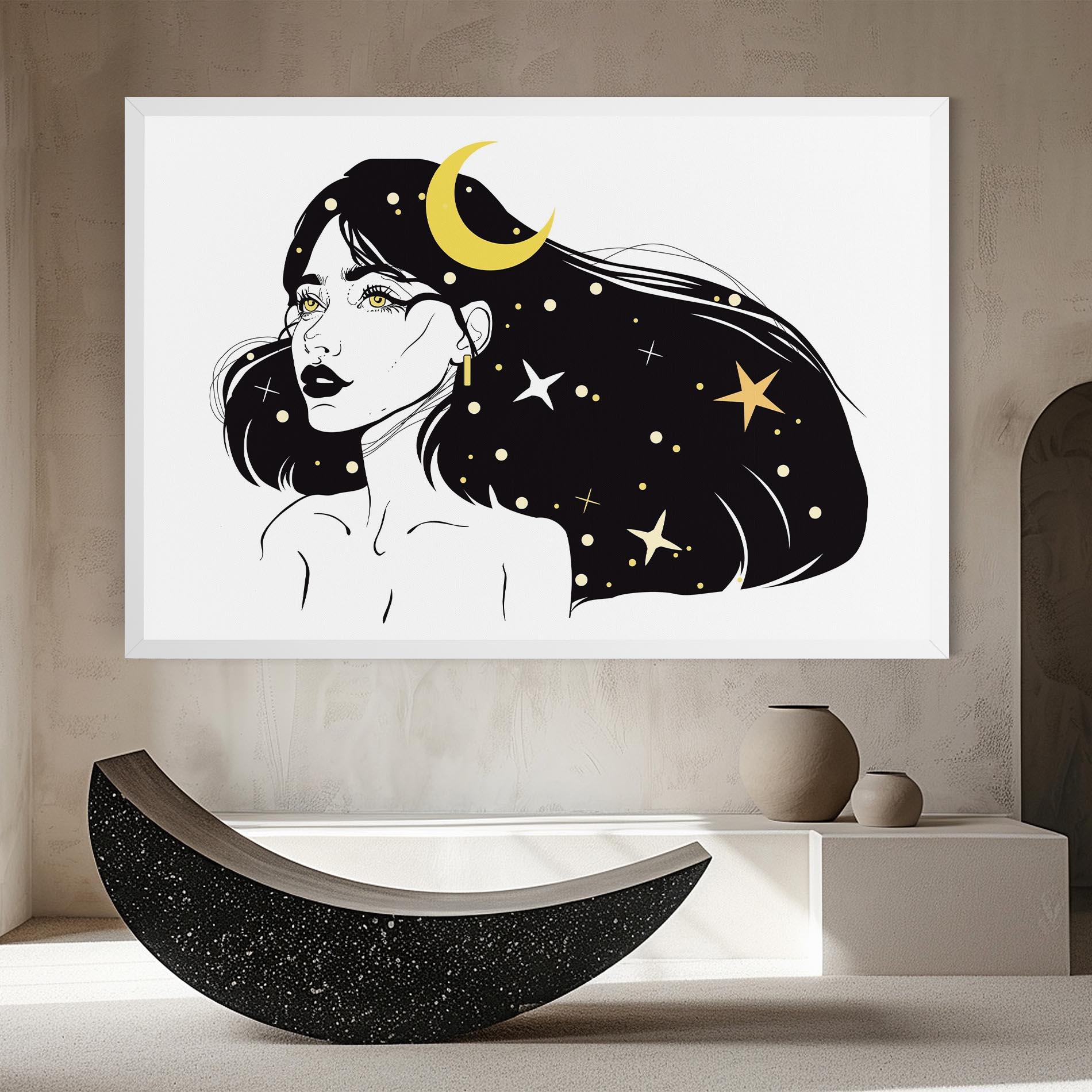 Tablou Canvas Night Witch mockup 8