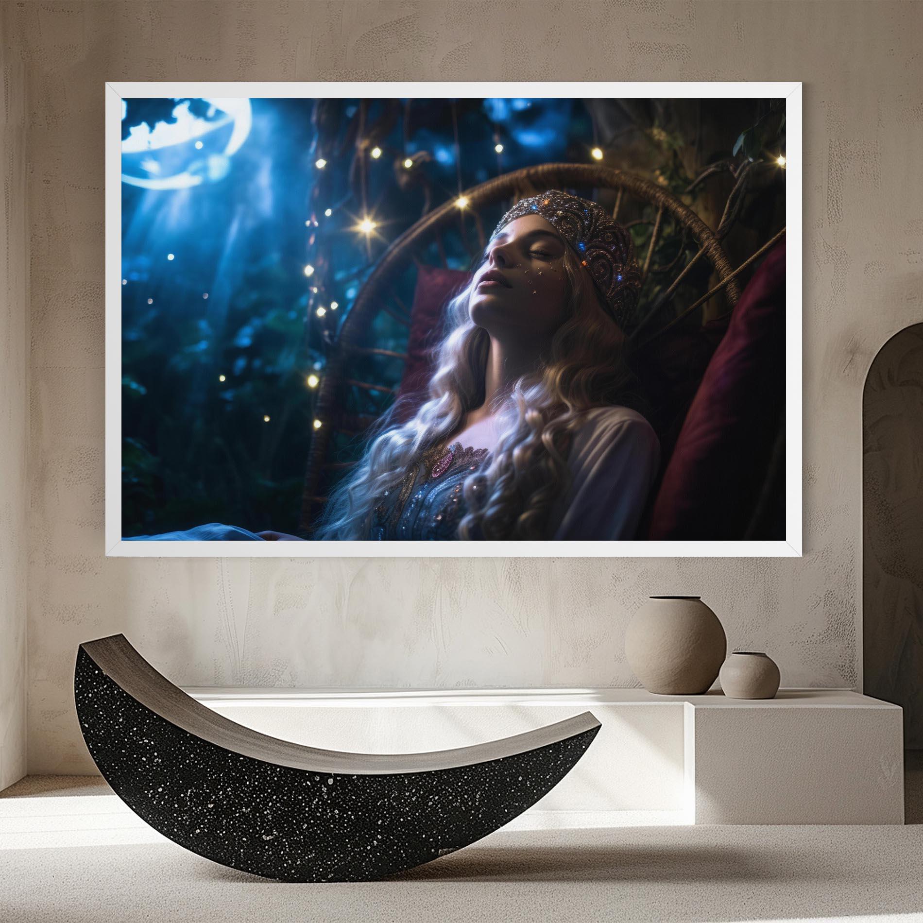 Tablou Canvas Witch Sleeping mockup 8