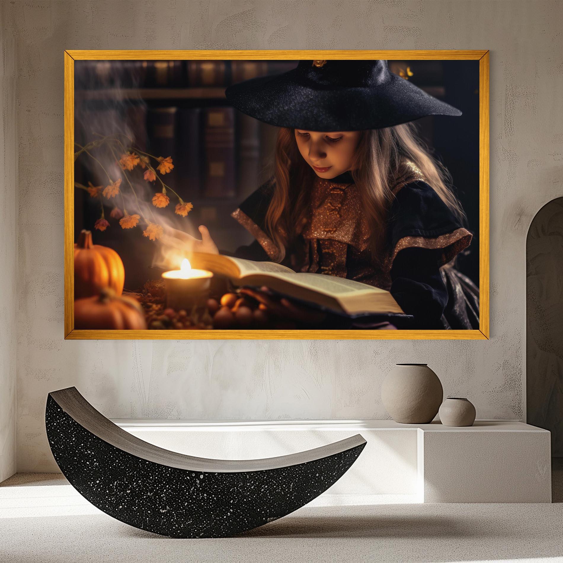 Tablou Canvas Little Witch mockup 8