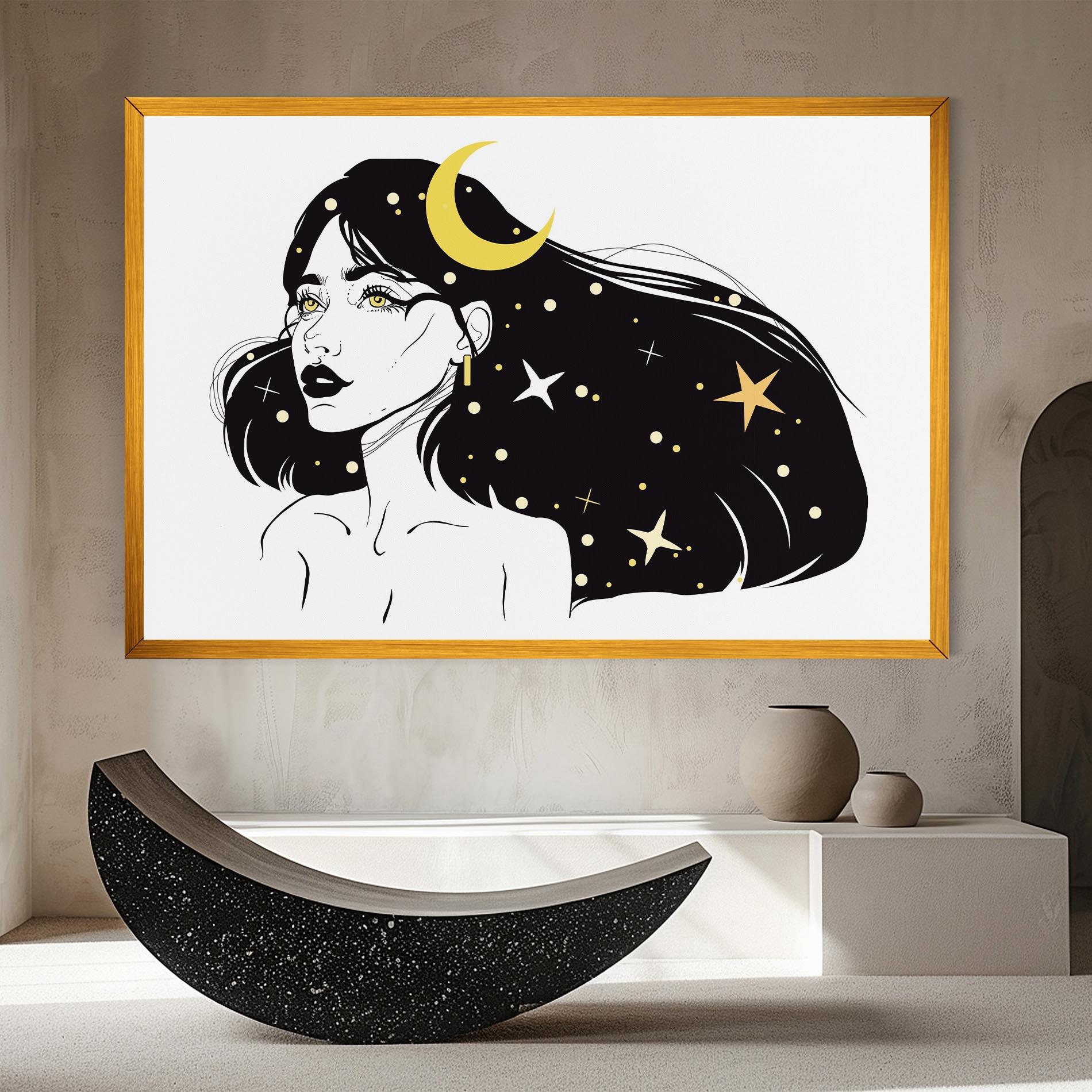 Tablou Canvas Night Witch mockup 8