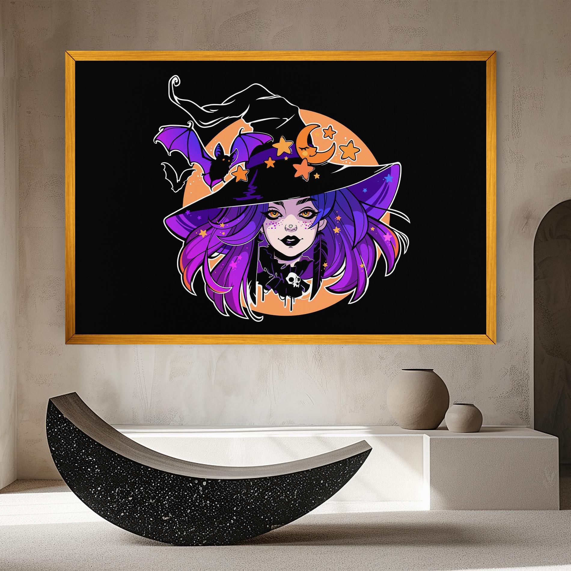 Tablou Canvas Purple Witch mockup 8