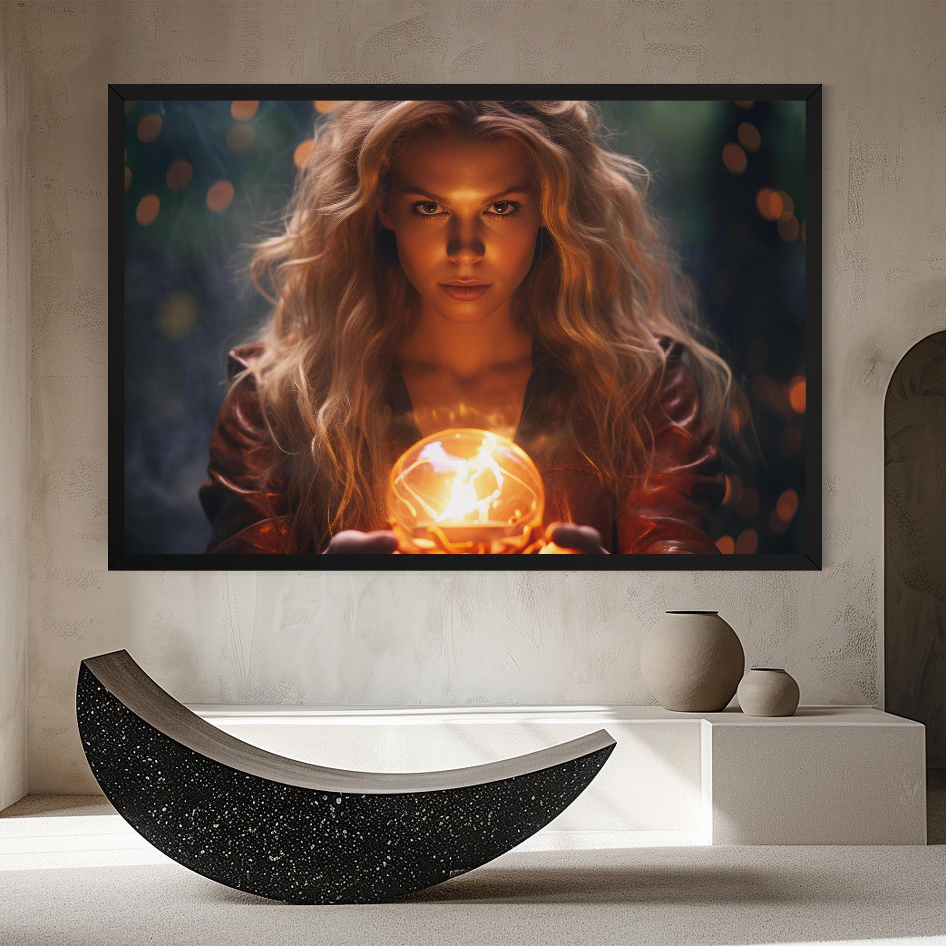 Tablou Canvas Beautiful Woman Witch mockup 8