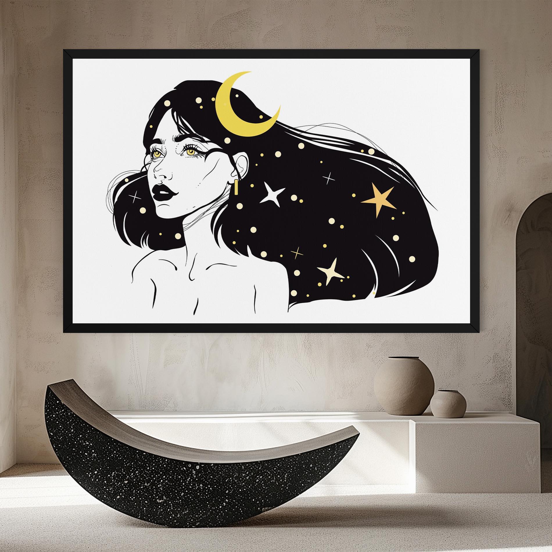 Tablou Canvas Night Witch mockup 8