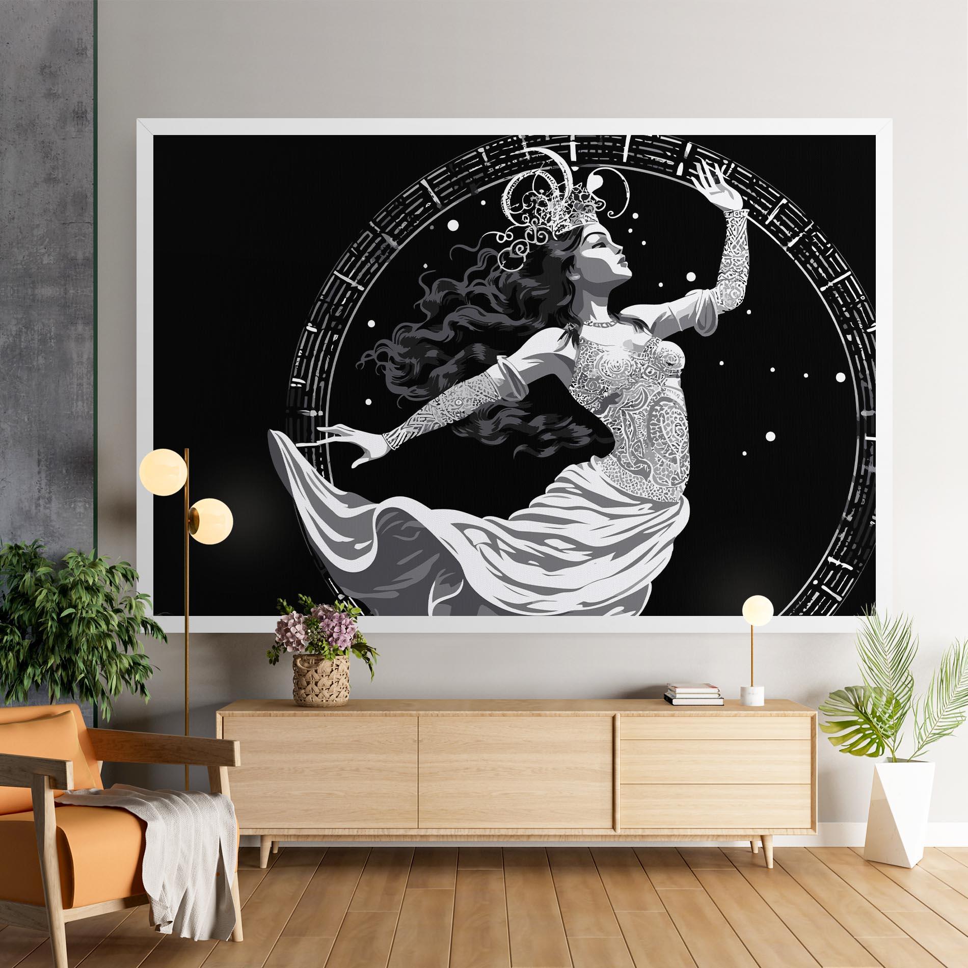 Tablou Canvas Beautiful Witch mockup 9