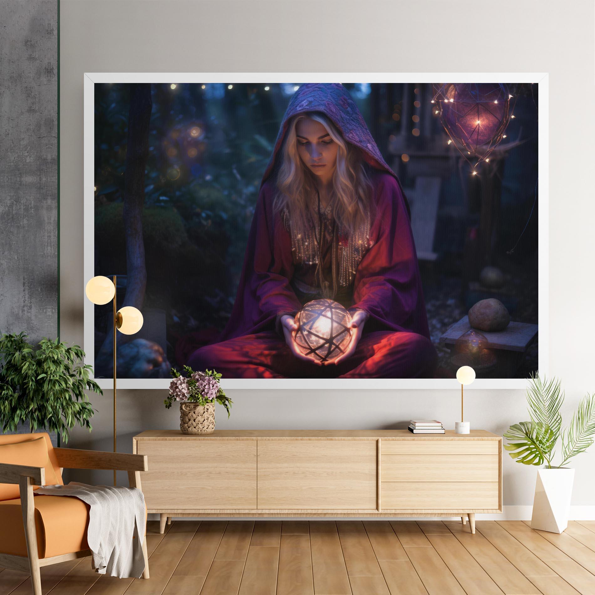 Tablou Canvas Garden Witch mockup 9