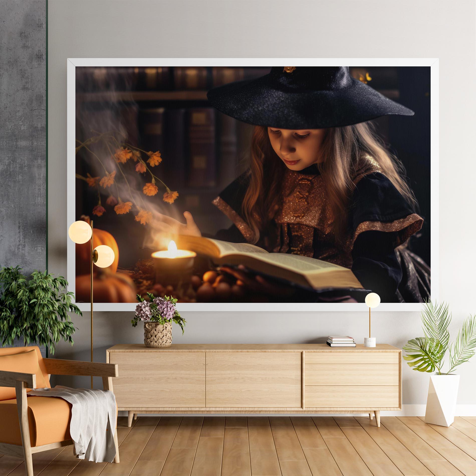 Tablou Canvas Little Witch mockup 9