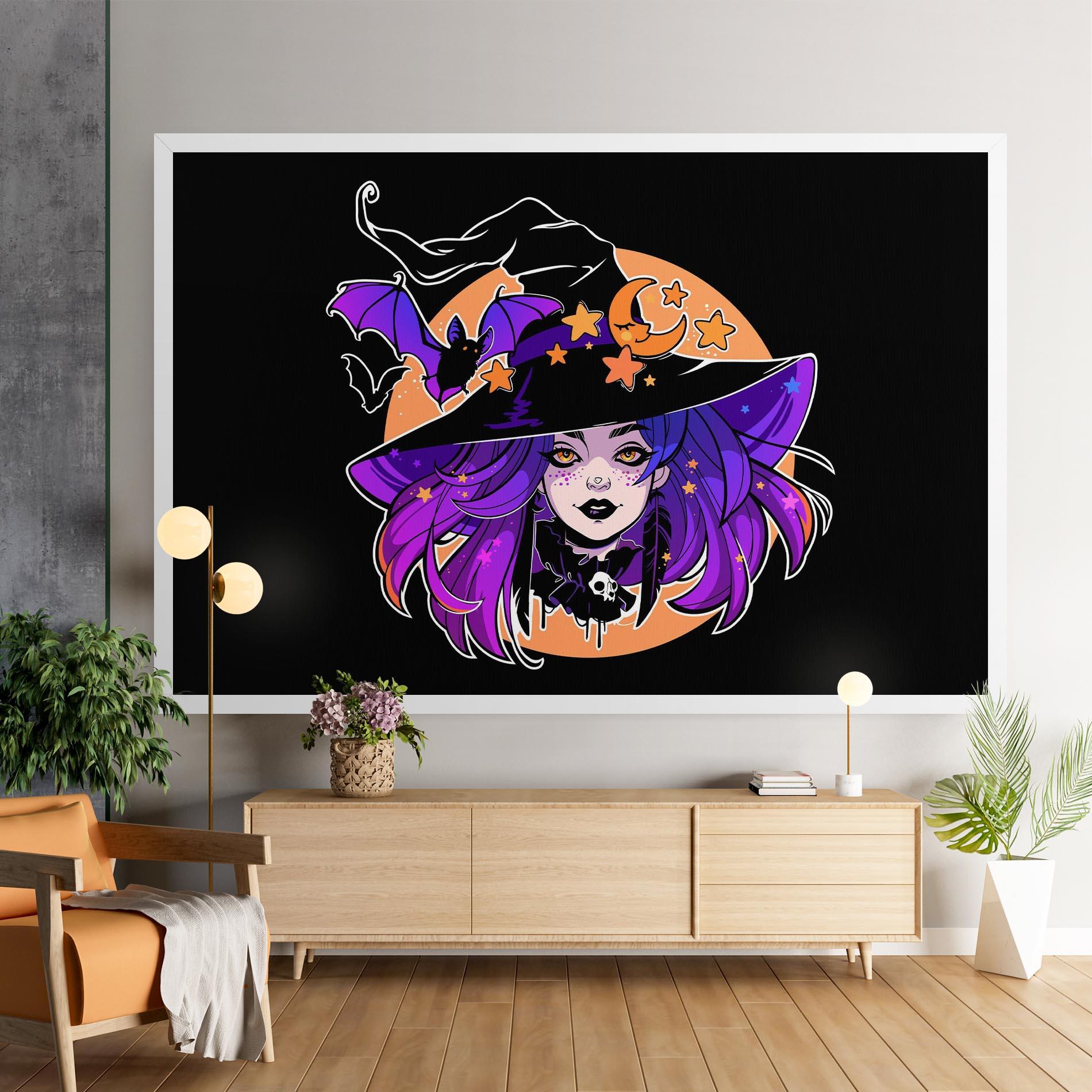 Tablou Canvas Purple Witch mockup 9