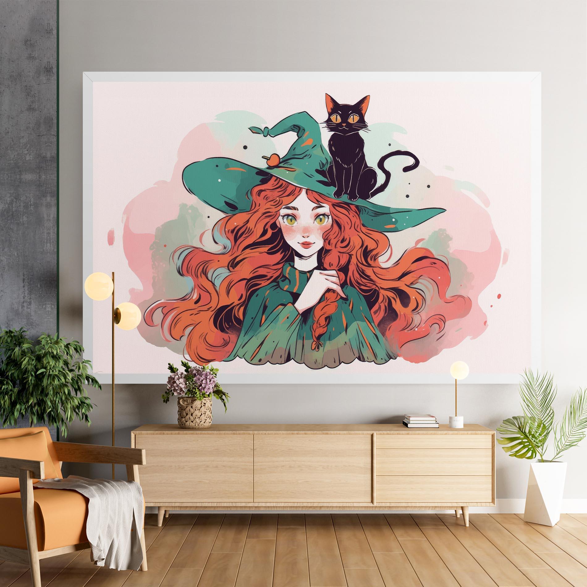 Tablou Canvas Red Air Witch mockup 9
