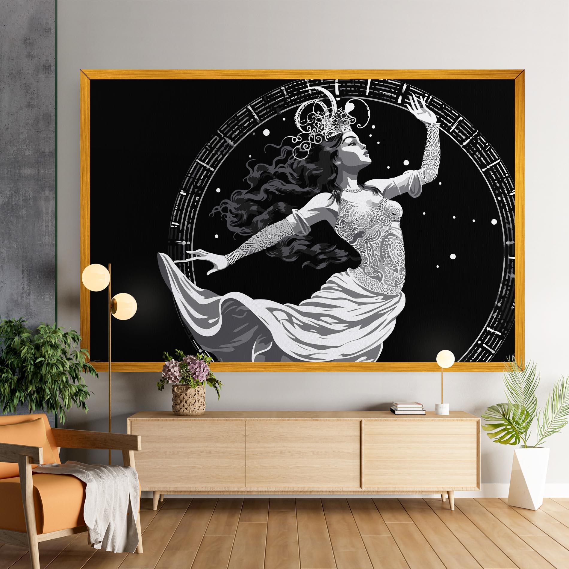 Tablou Canvas Beautiful Witch mockup 9