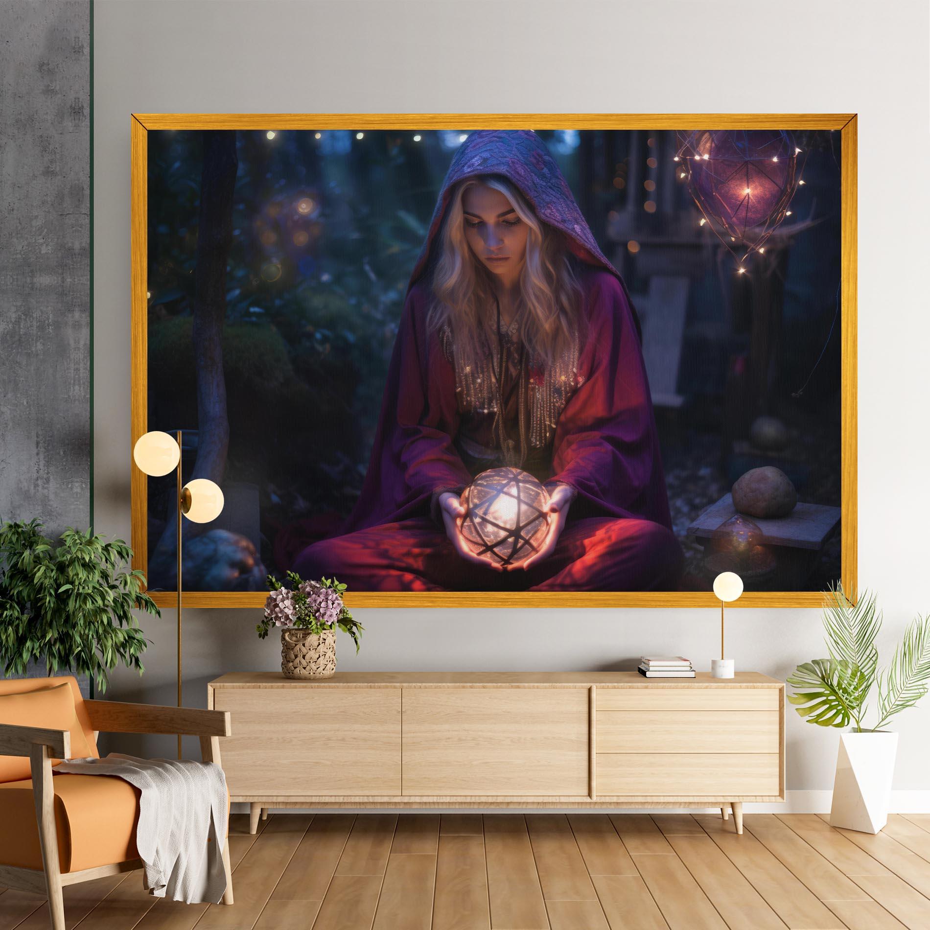 Tablou Canvas Garden Witch mockup 9