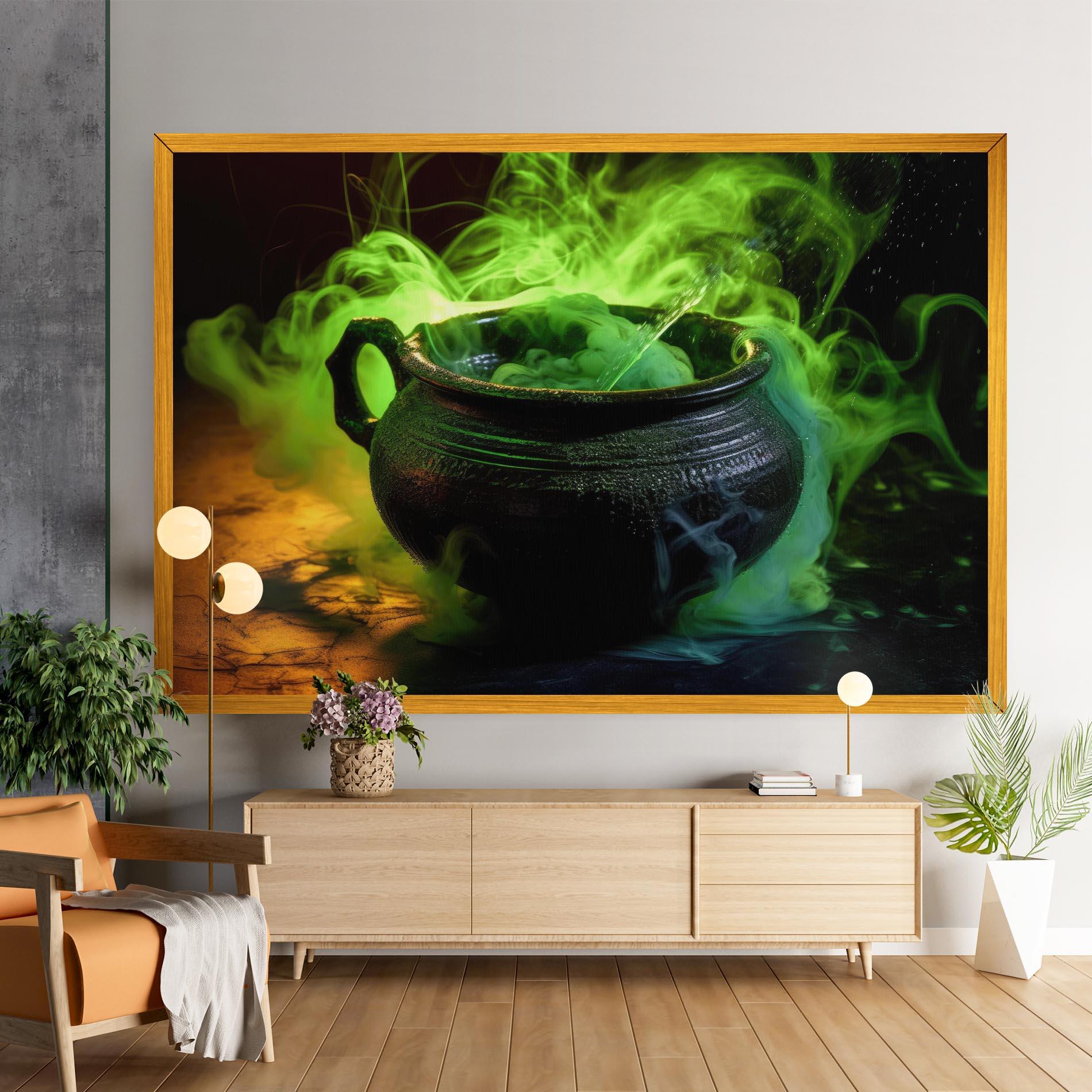 Tablou Canvas Green Portion mockup 9