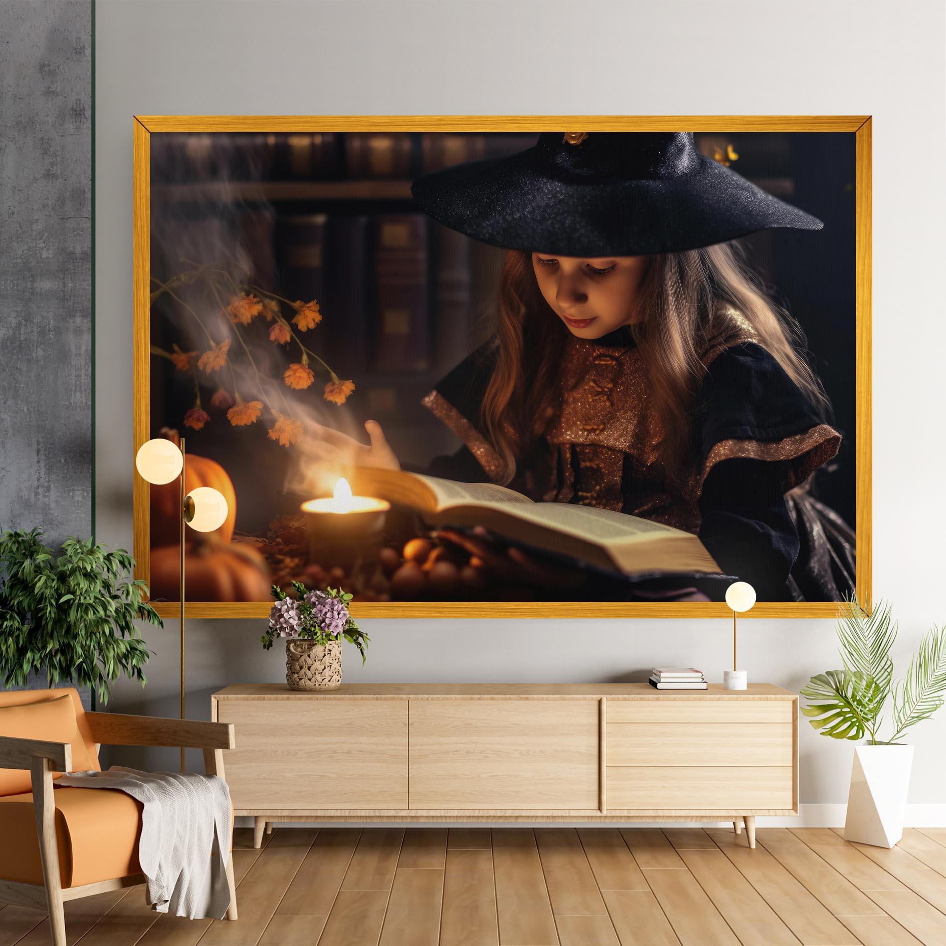 Tablou Canvas Little Witch mockup 9