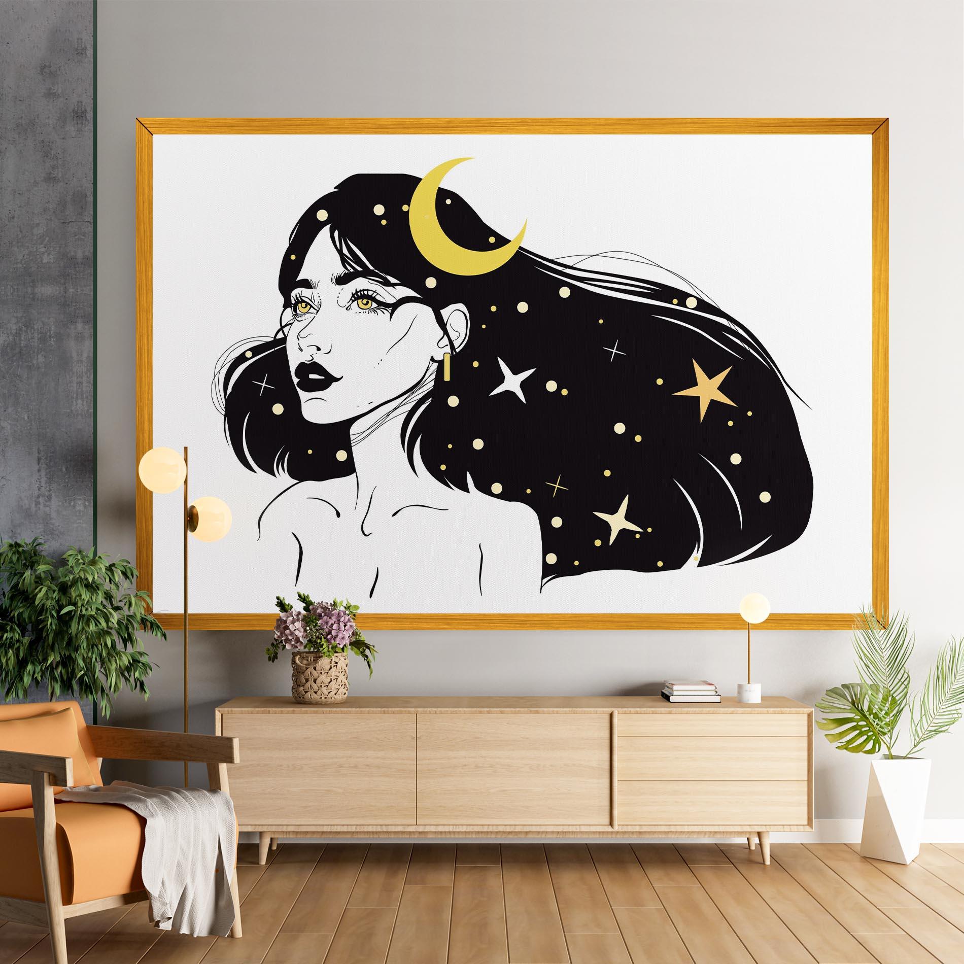 Tablou Canvas Night Witch mockup 9
